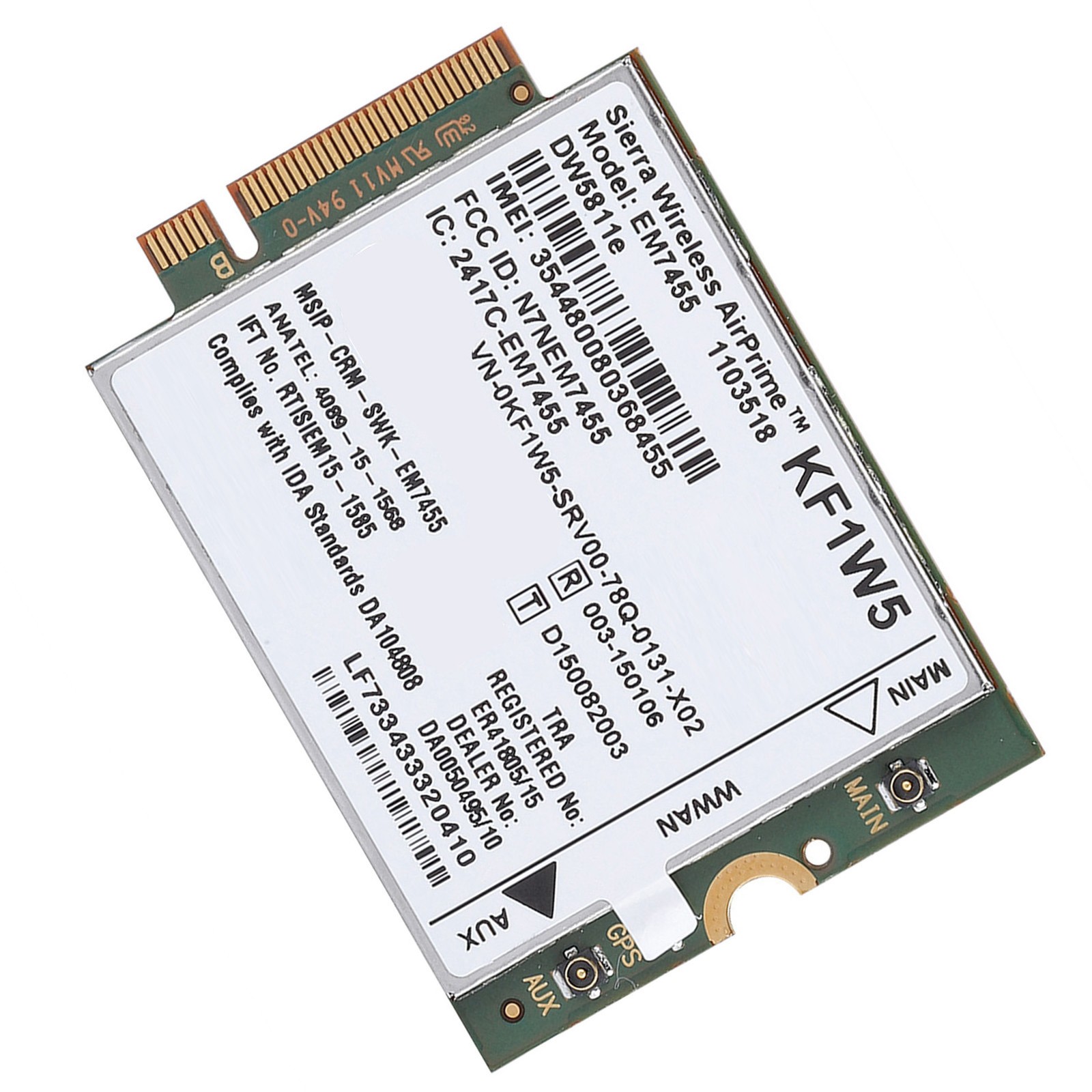 Replacement Wireless EM7455 Card Module - LTE Support For Premium