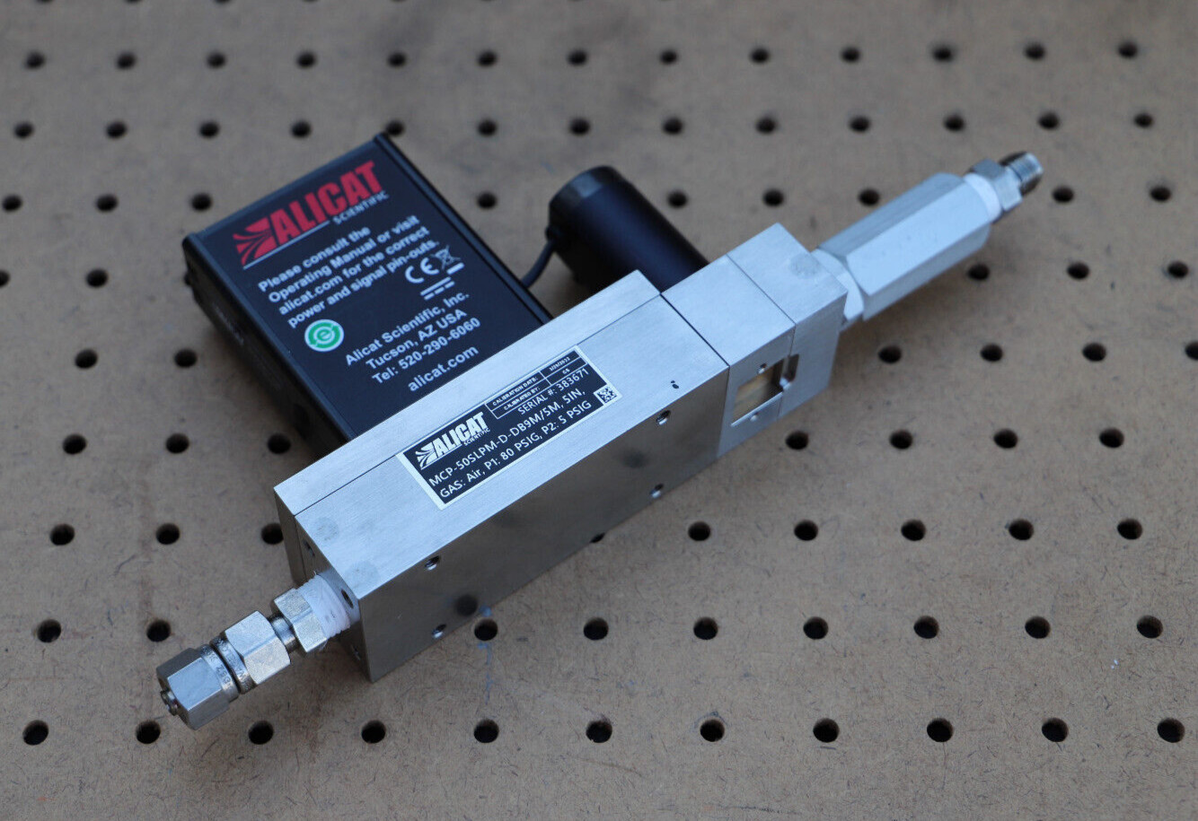 ALICAT SCIENTIFIC MCP-50SLPM-D-DB9M/5M 5IN Gas Mass Flow Controller