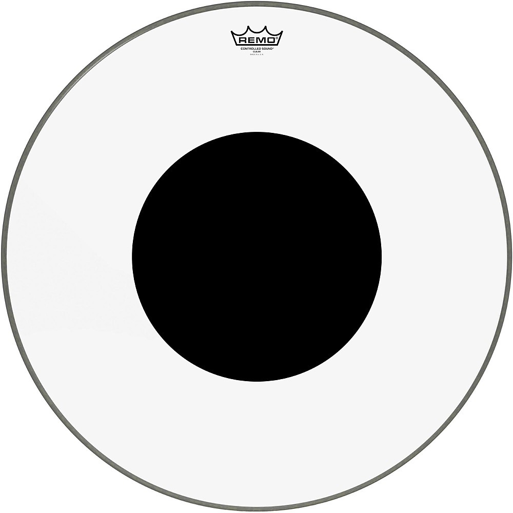 Remo Controlled Sound Clear with Black Dot Bass Drum 26 in.