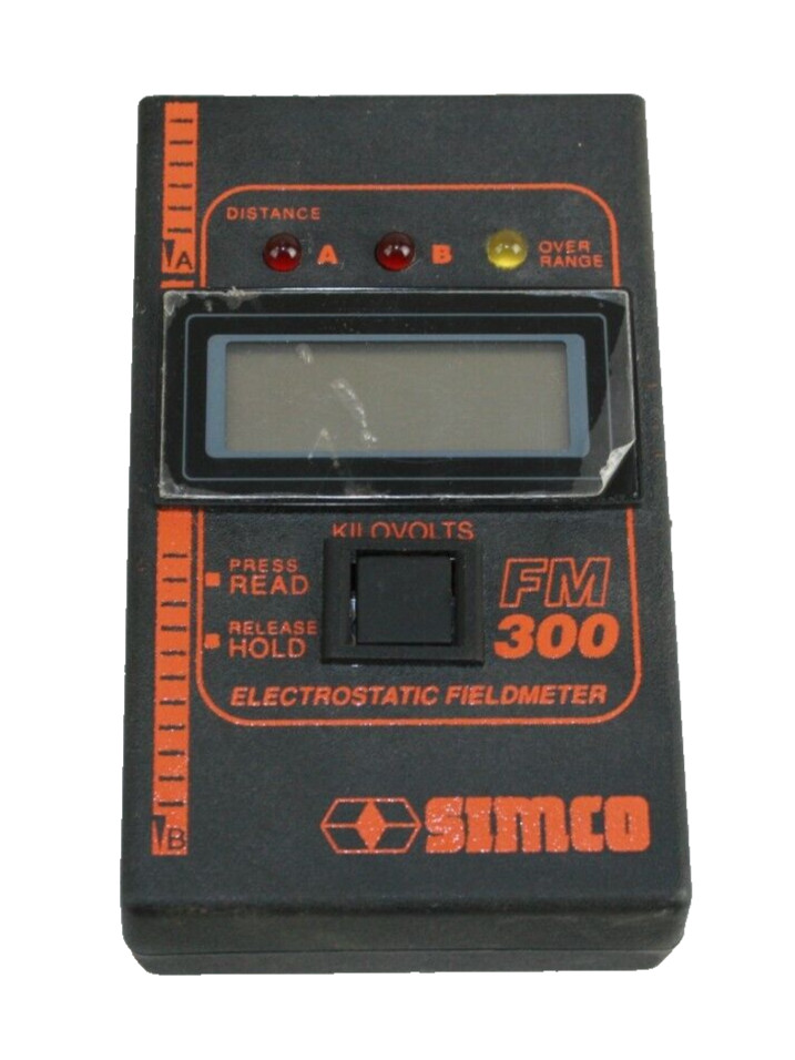 SIMCO Model FM-300 Electrostatic Fieldmeter with Carry Case