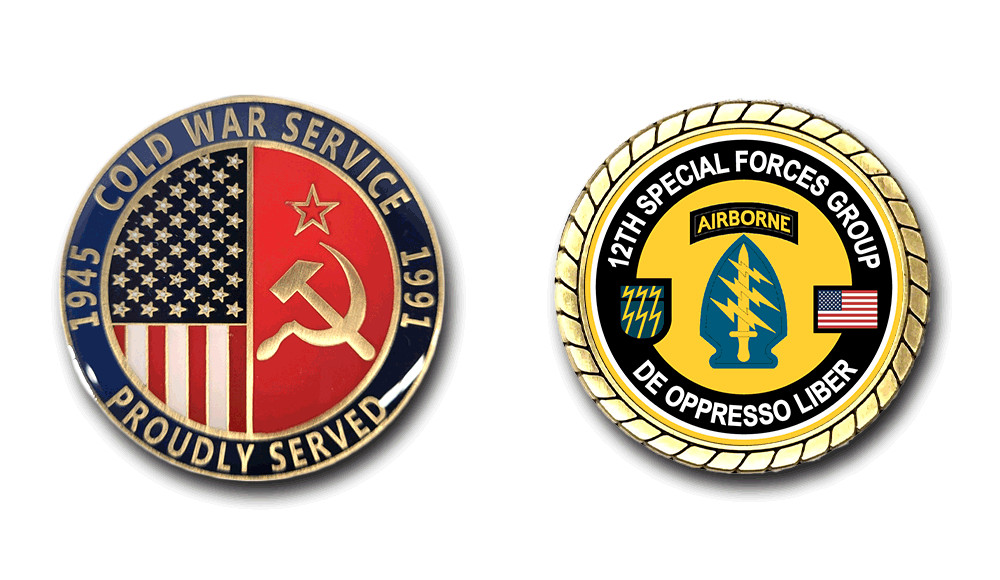 12th Special Forces Group Cold War Service Challenge Coin Officially Licensed