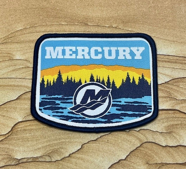 🔥HOT🔥 Mercury Marine Embroidered Patch Boating Fishing Outdoor Nature Camping