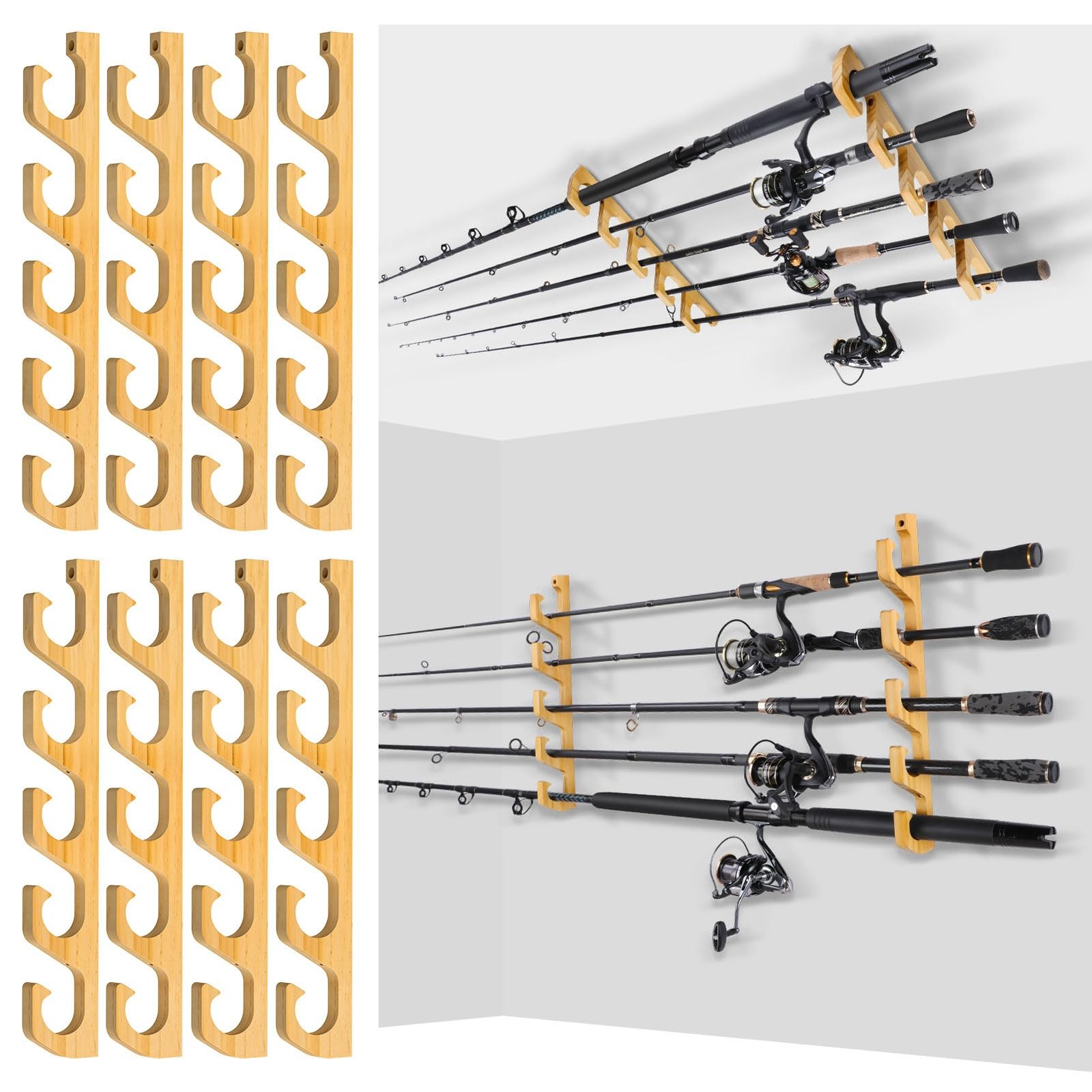 4PACK (store 20 fishing rods or combos), 4pack(store 20 combos)