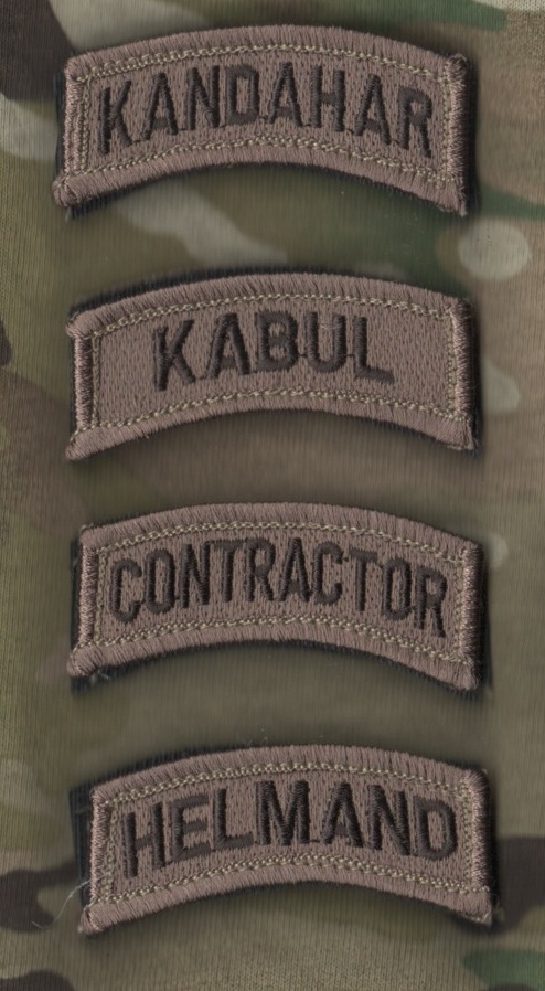 AFG-PAK JSOC MULTICAM burdock-vêlkrö 4-TAB: CONTRACTOR+KANDAHAR+KABUL+HELMAND