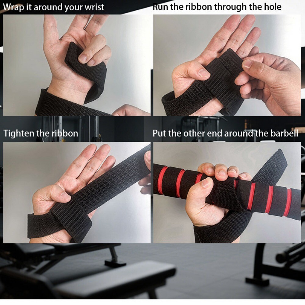 Woven Padded Reinforced Anti-Slip Resistance Band for Pull-Ups on Horizontal Bar