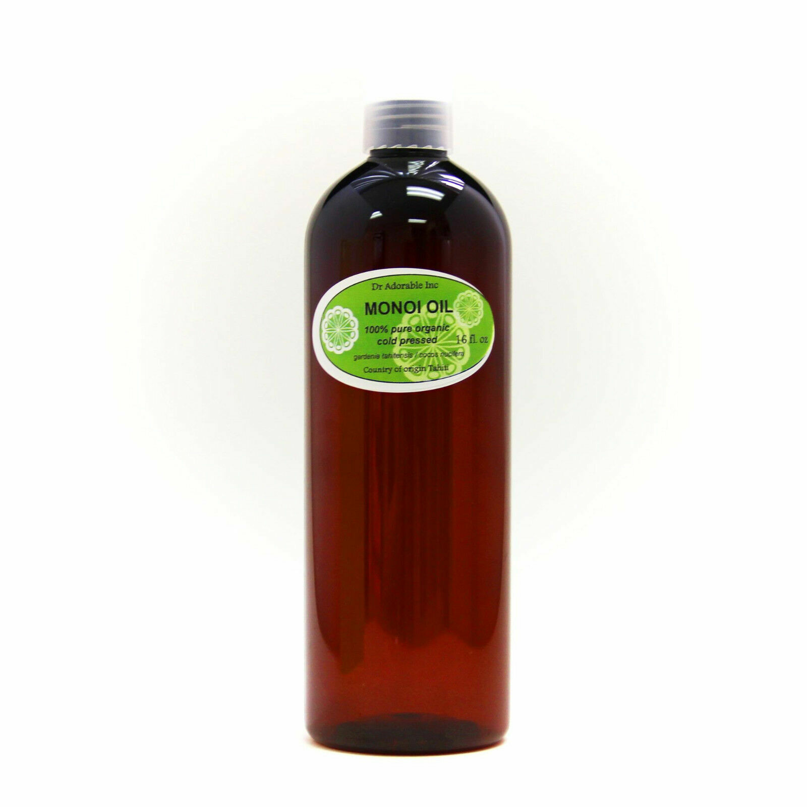 16 Oz Premium Monoi Oil Pure & Organic Skin Body Hair Care Nails Face Health