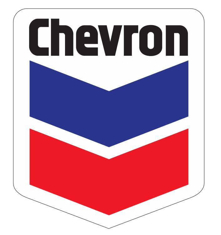 Chevron Gas & Oil Gasoline Sticker Decal R172