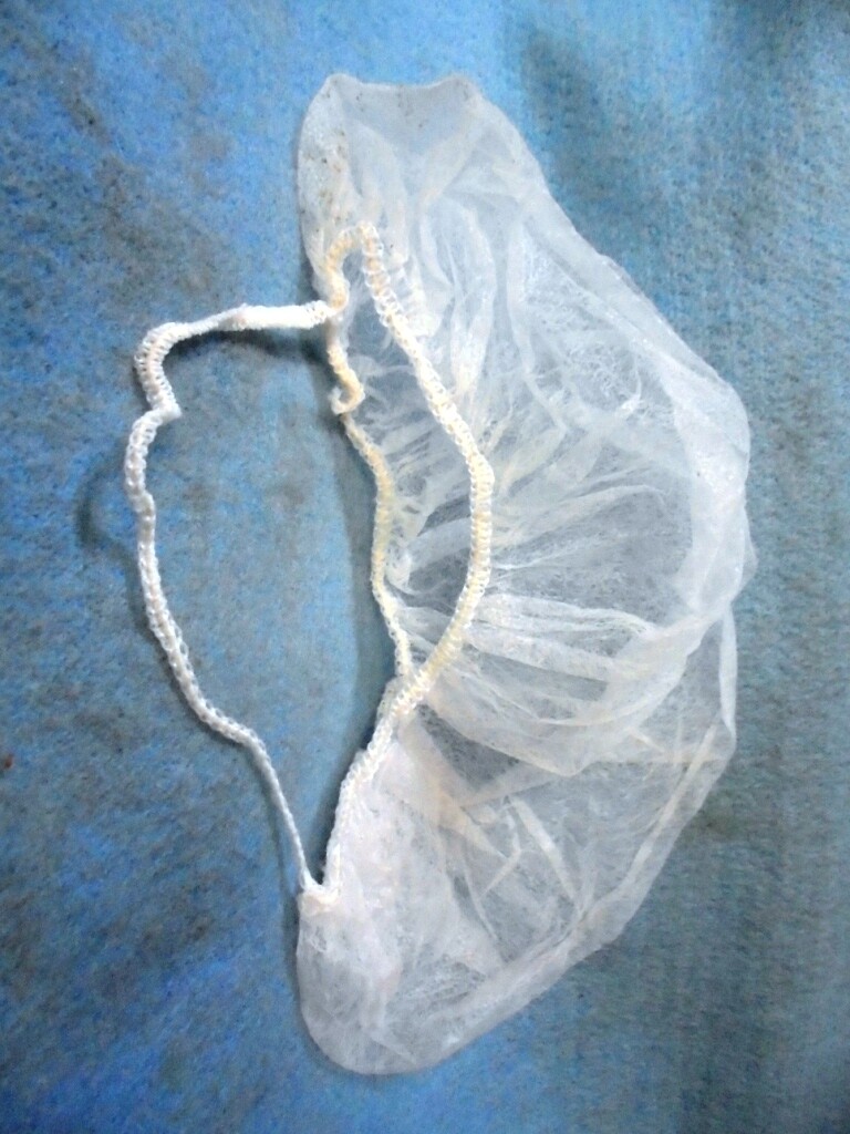 UNBRANDED WHITE FINE MESH HAIR NET DIAMETER: 18" 100PACK (LOT OF3)