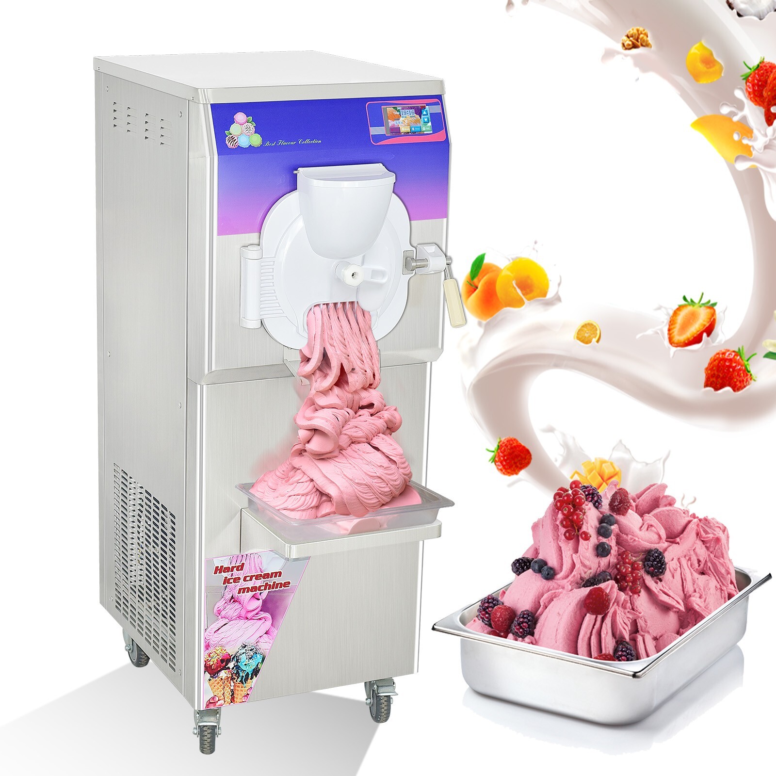 Commercial ETL gelato hard ice cream machine for restaurant hotel ice cream shop