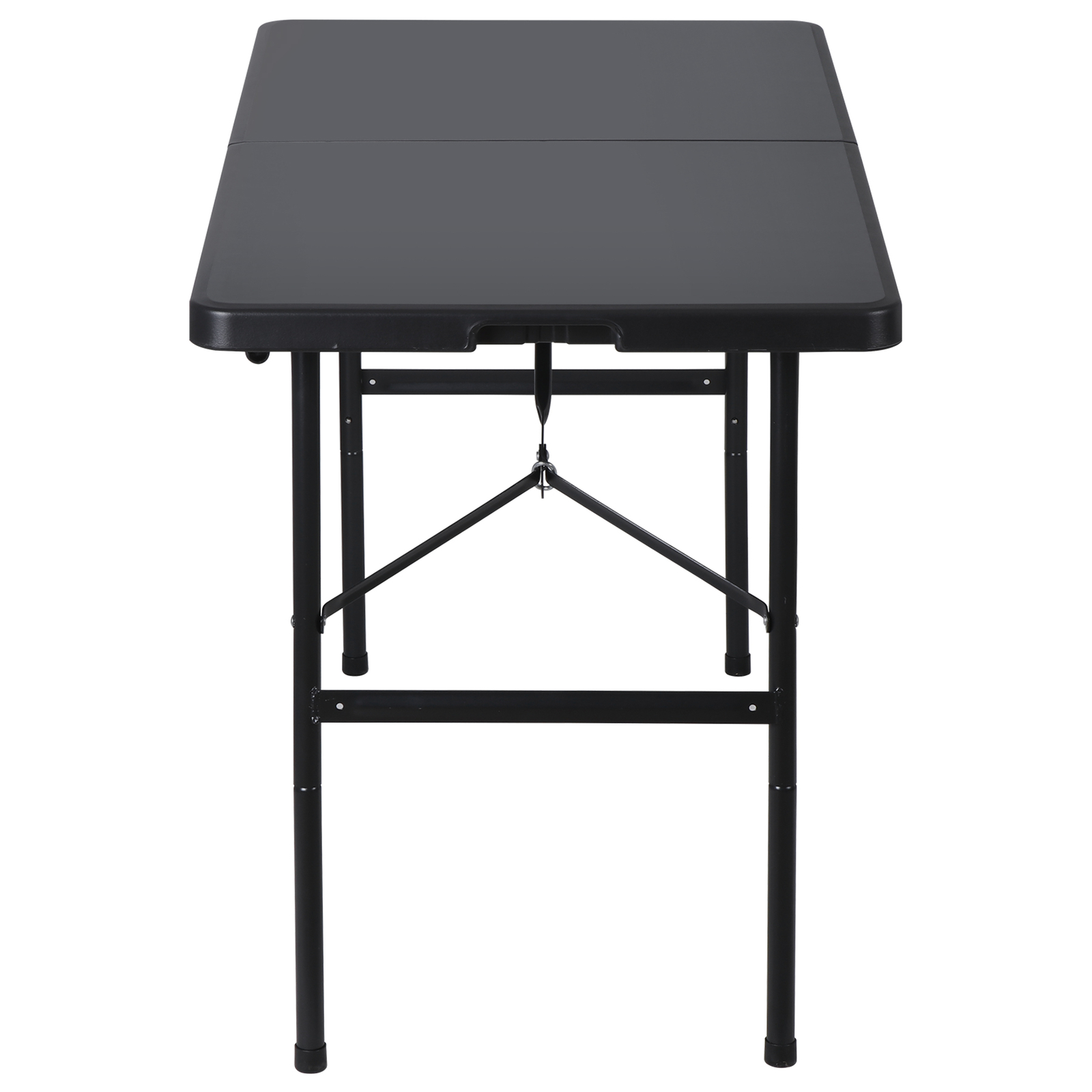 4 FT Folding Table Plastic Portable Tables for Dining Parties Card Wedding BBQ