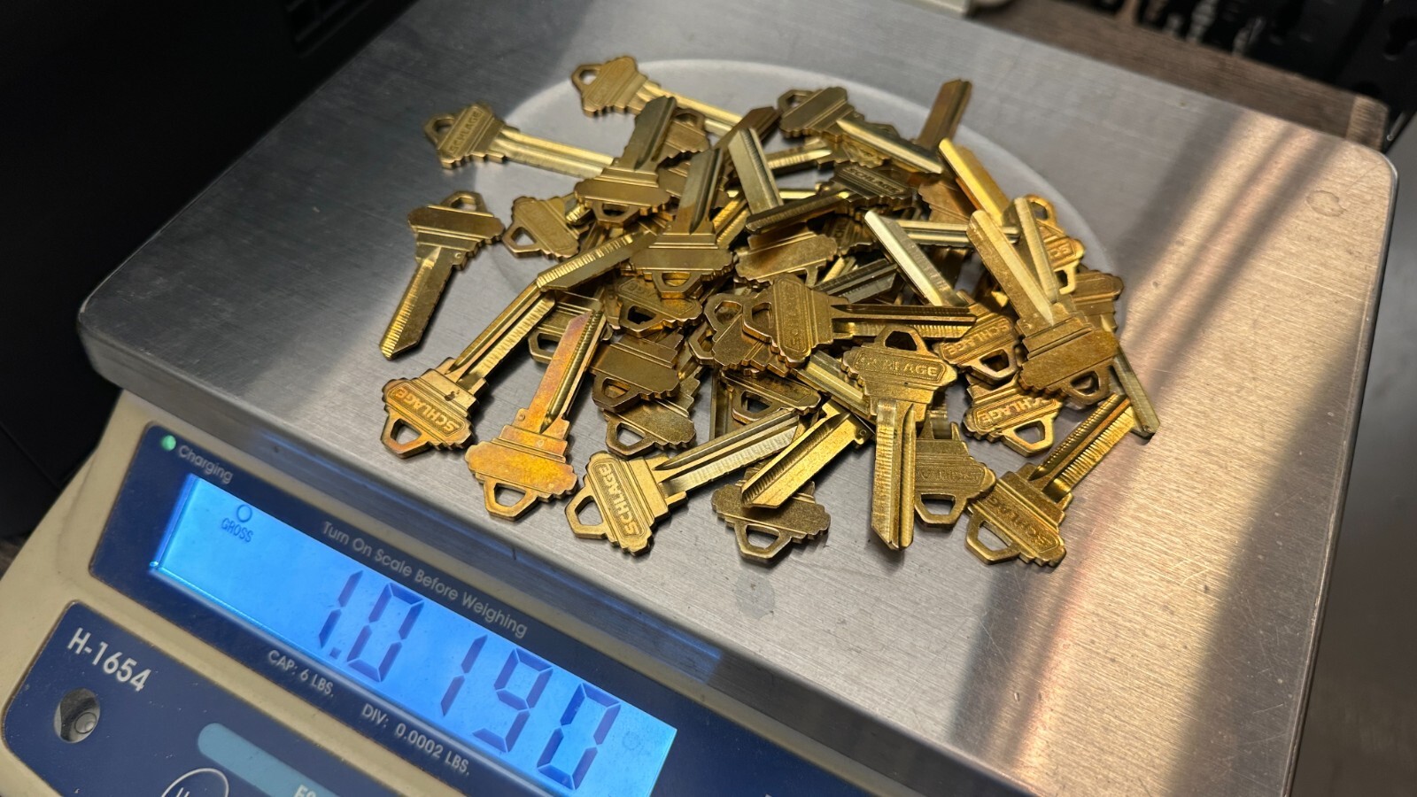 Schlage Original "C" 35-101 468 (SC4) Keys 0 bitted 6-Pin 1 lb