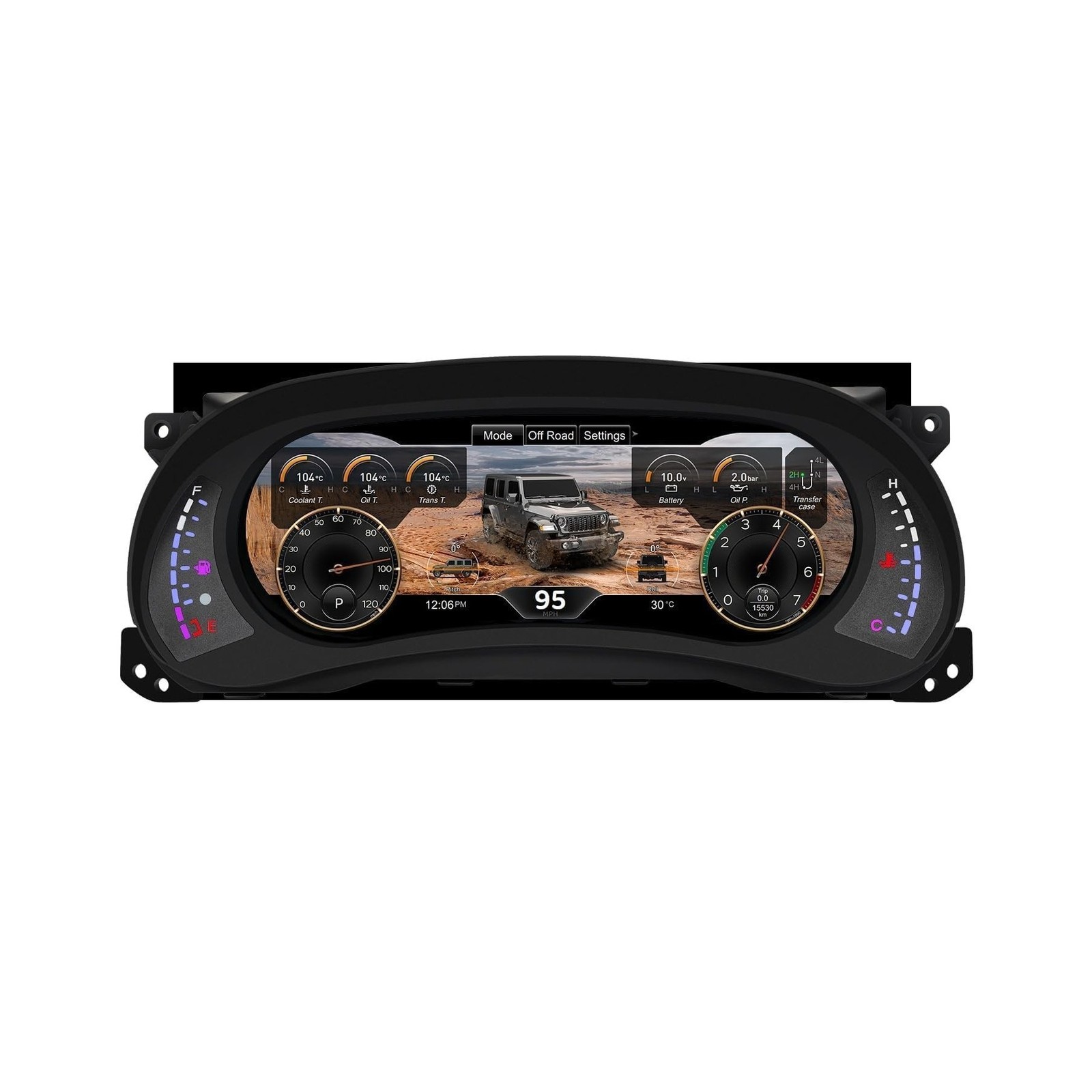 12.3 inch Digital Dash, Automotive Replacement Instrument Panel Gauges, Speed...