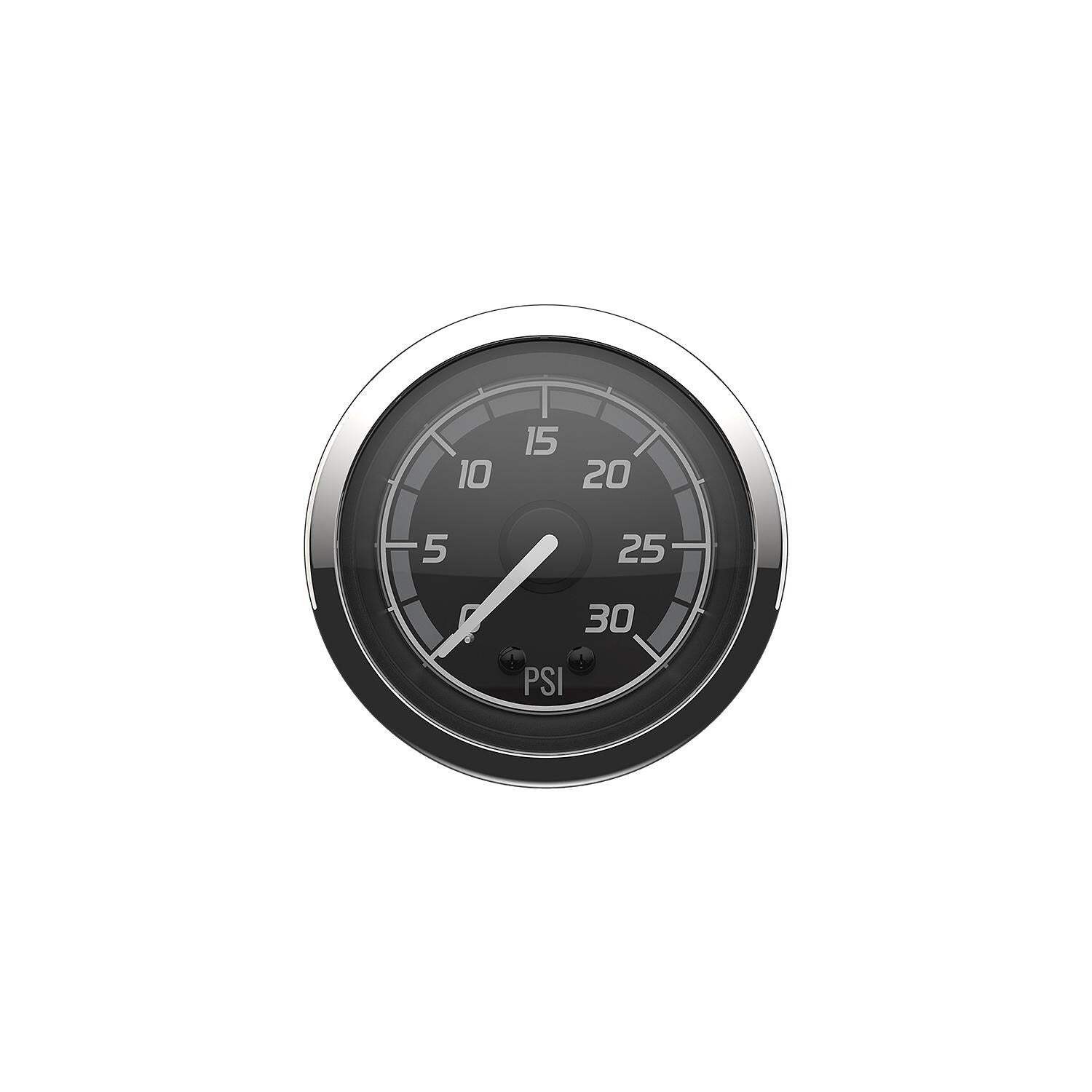 Mercury Marine Water Pressure Gauge Classic Black/Chrome 8M6020007