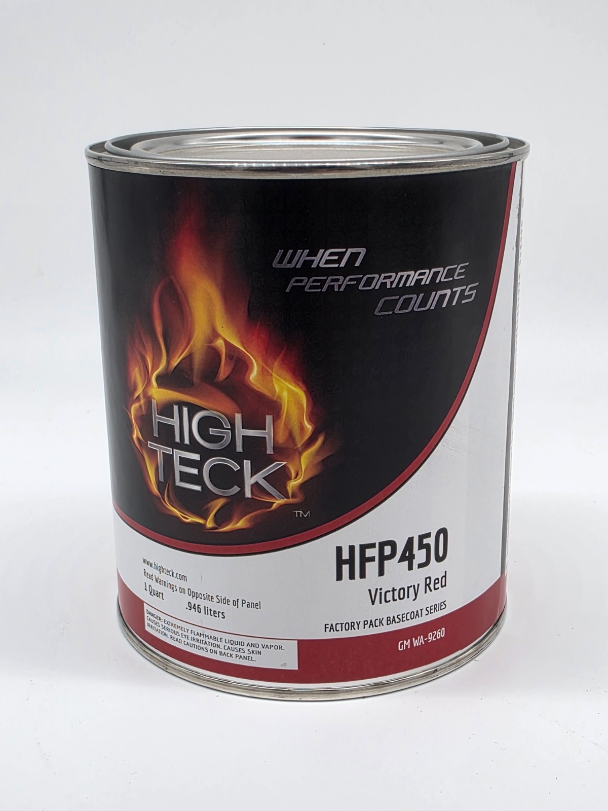 HIGH TECK GM 9260 Victory Red Automotive Basecoat QUART  HFP450 WA9260 U9260
