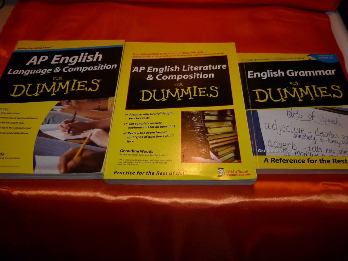 3 PACK ENGLISH GRAMMAR BOOKS SALE For Dummies Literature Language Book FreshSpun