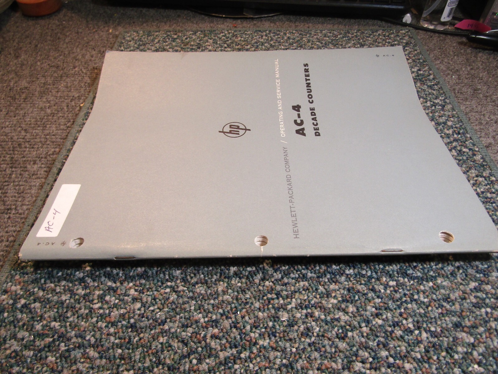 HP Decade Counters AC-4 Operating & Service Manual ~ Original