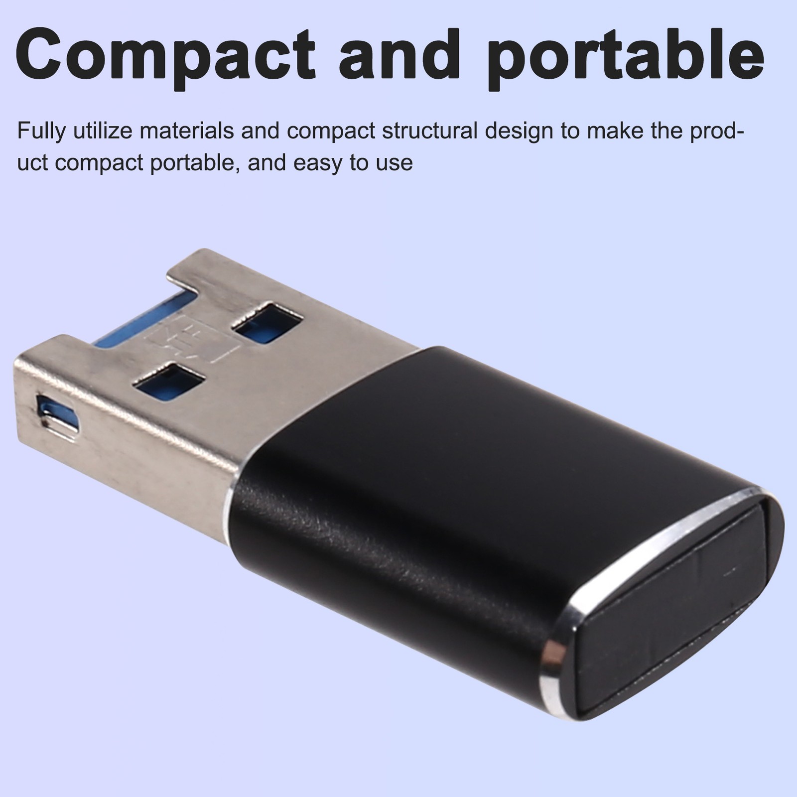 Aluminum USB 3.0 Memory Card Reader Adapter for Micro- Card/TF Card Reader1080