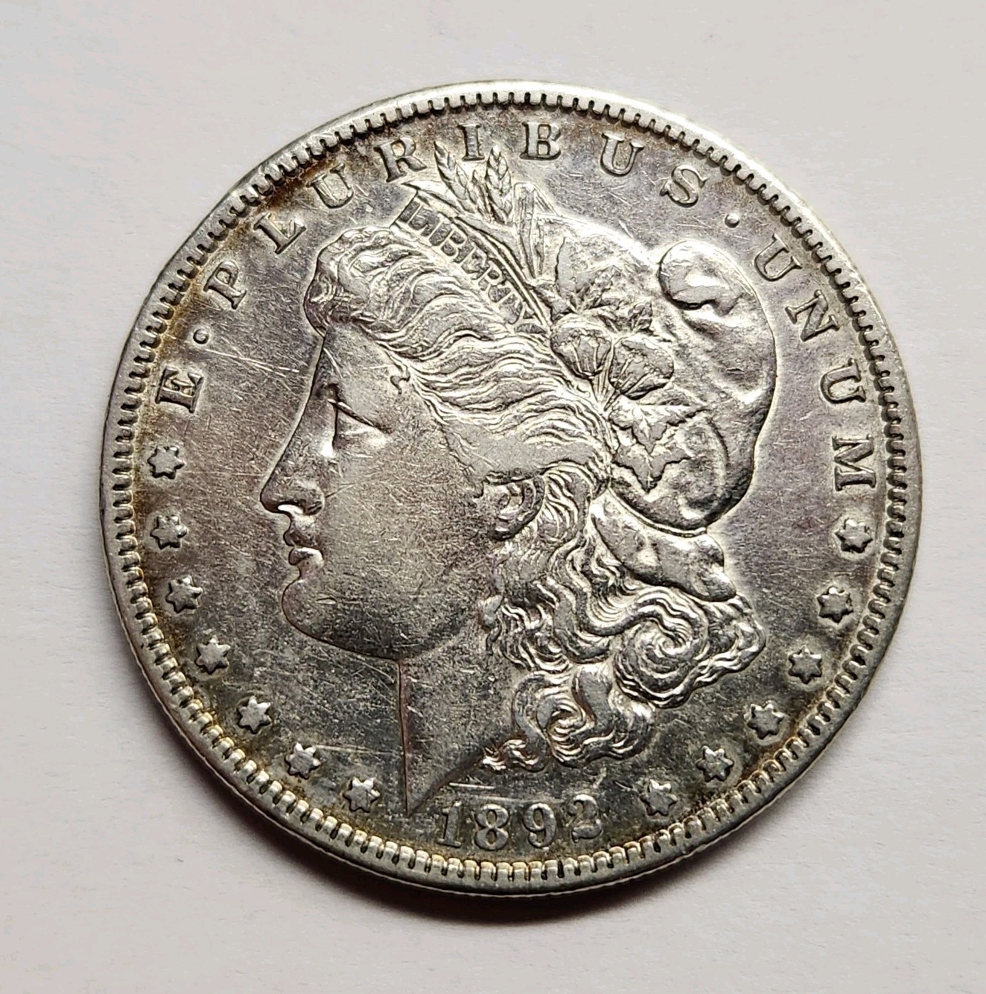 1892-S Morgan Silver Dollar – Lustrous XF-AU