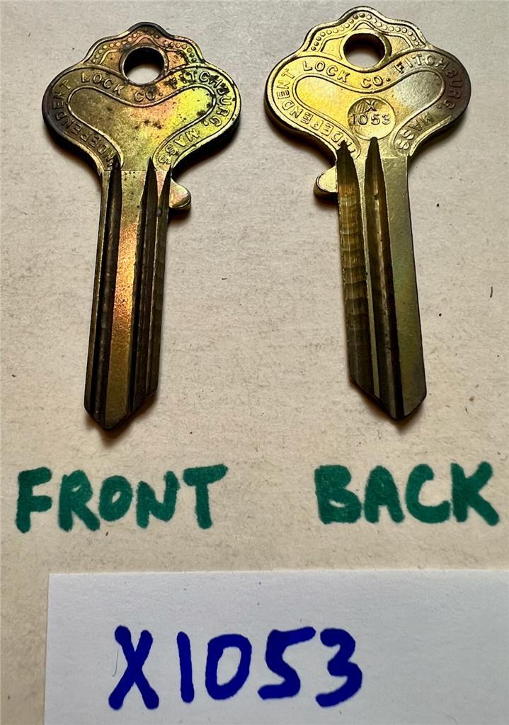 Vintage 1970s 1980s NOS ILCO X1053 key blanks new old stock ILC2