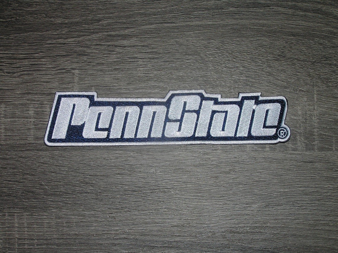 Penn State Nittany Lions University *LARGE* Embroidered Iron On Patch 8.25" x 2"