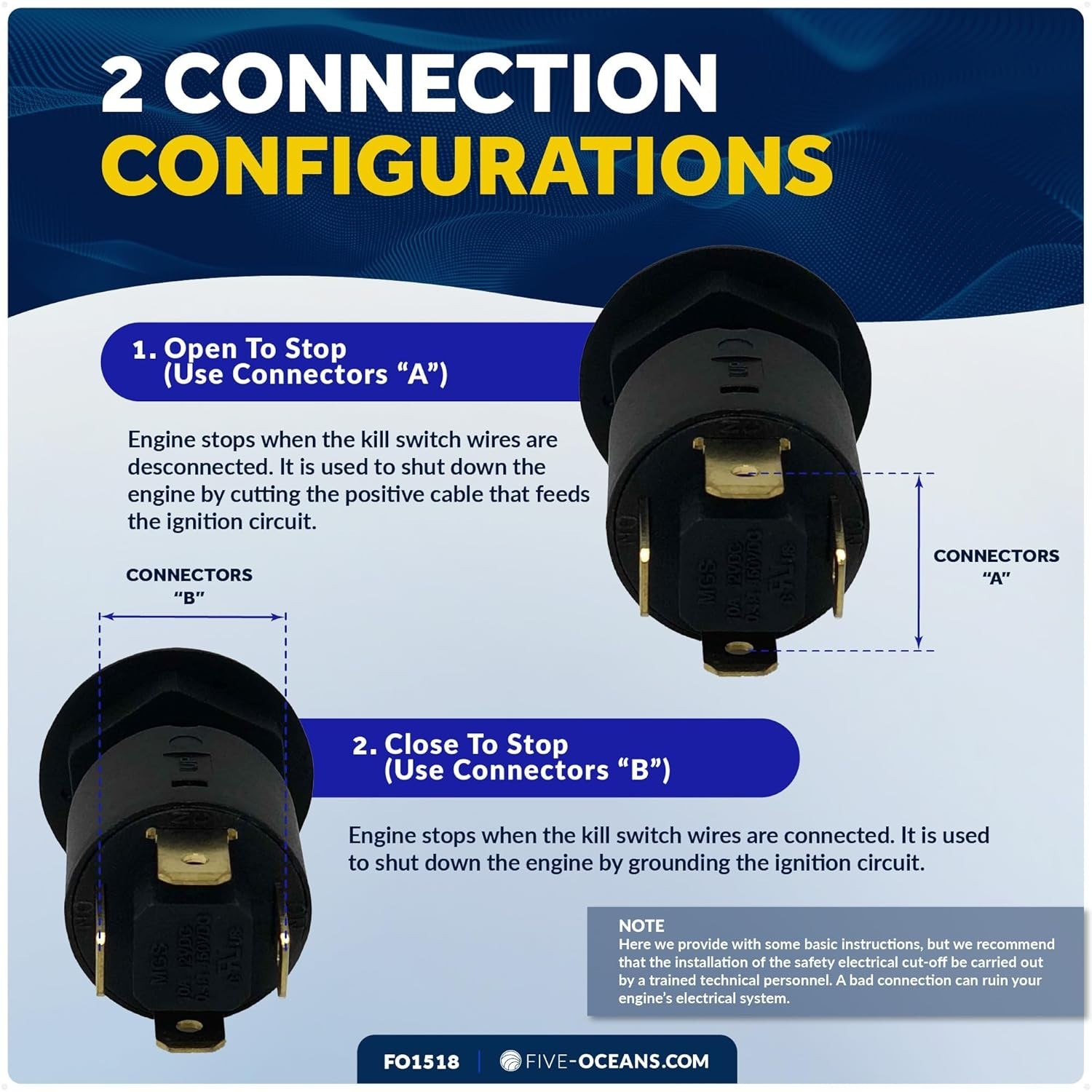 Compact Engine Shut-Off Switch with Red Buoy and Durable Lanyard for Boating