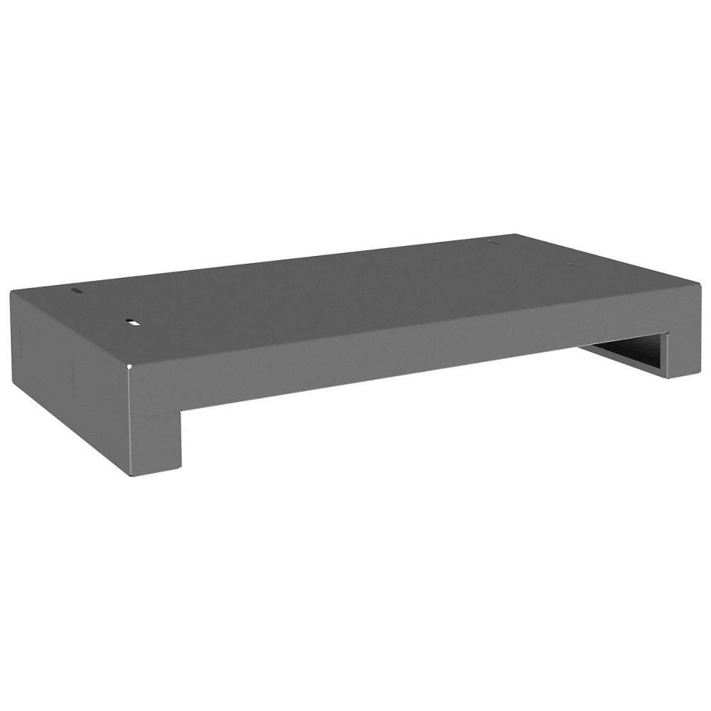 DURHAM MFG 362-95 CabBase,Gray,Steel,PwdrCtd/Gloss,For17in 4HU91