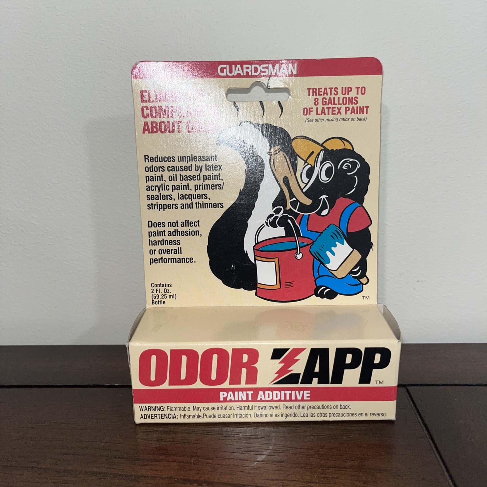Vintage Guardsman Odor Zapp Paint Additive Reduce Paint Odors Rare Discontinued