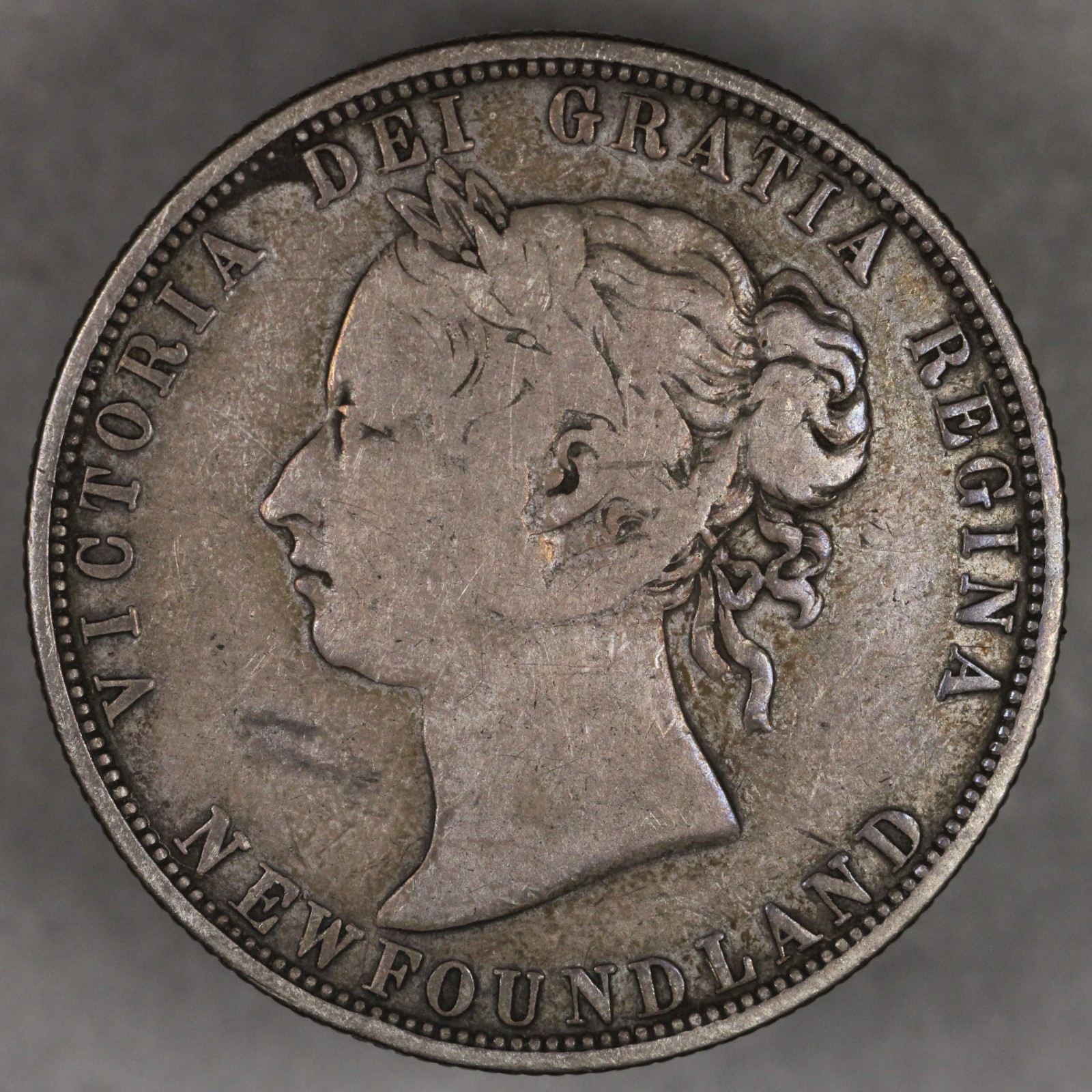 1873 Newfoundland Silver 50 Cents