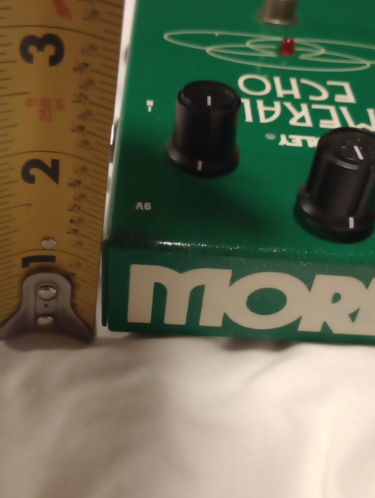 Morley Emerald Echo 1997 Vintage Analog Reverb Delay Effect Pedal