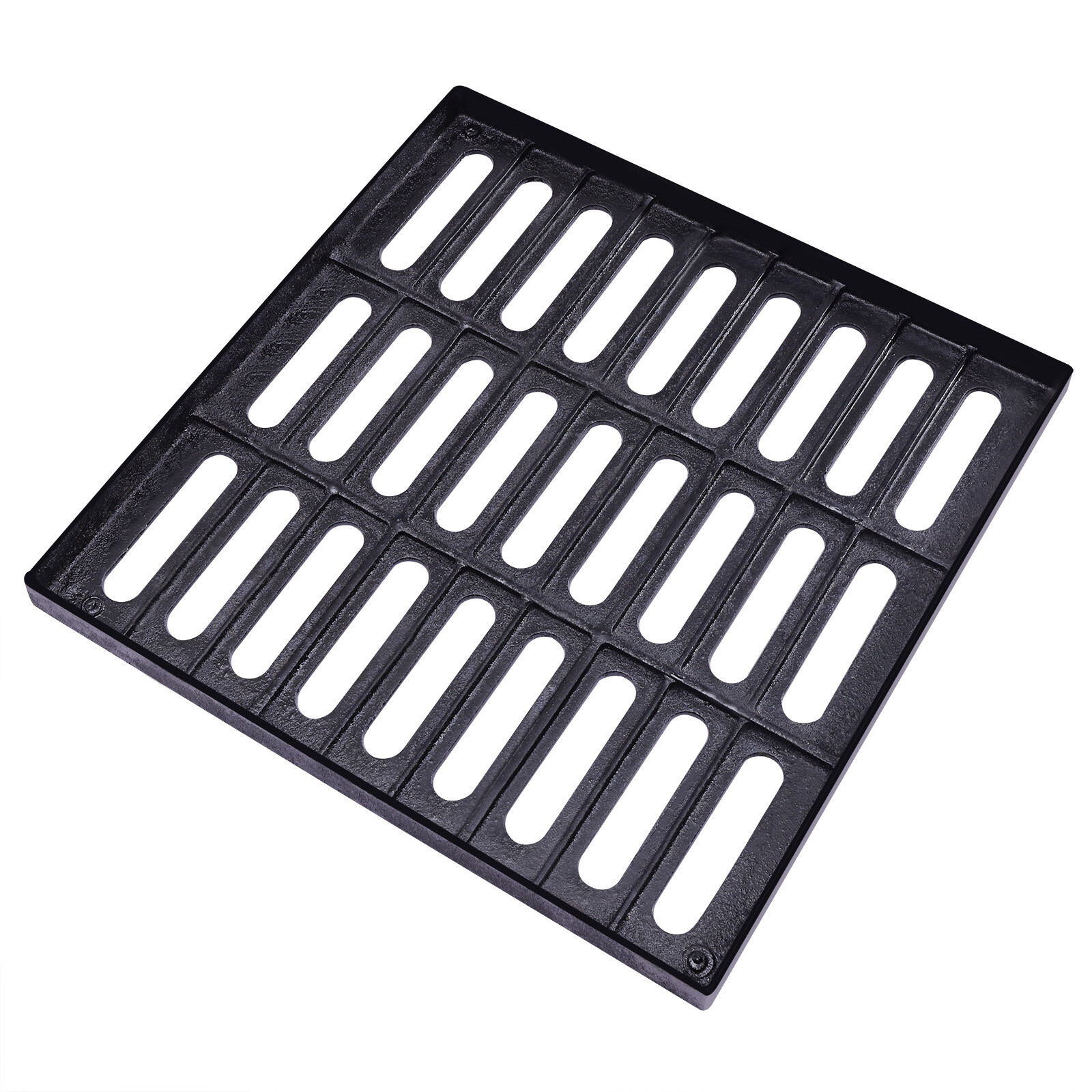 Cast Iron Sewer Grate Strainers Drain Catch Basin Cover Trench Drainage Outdoor