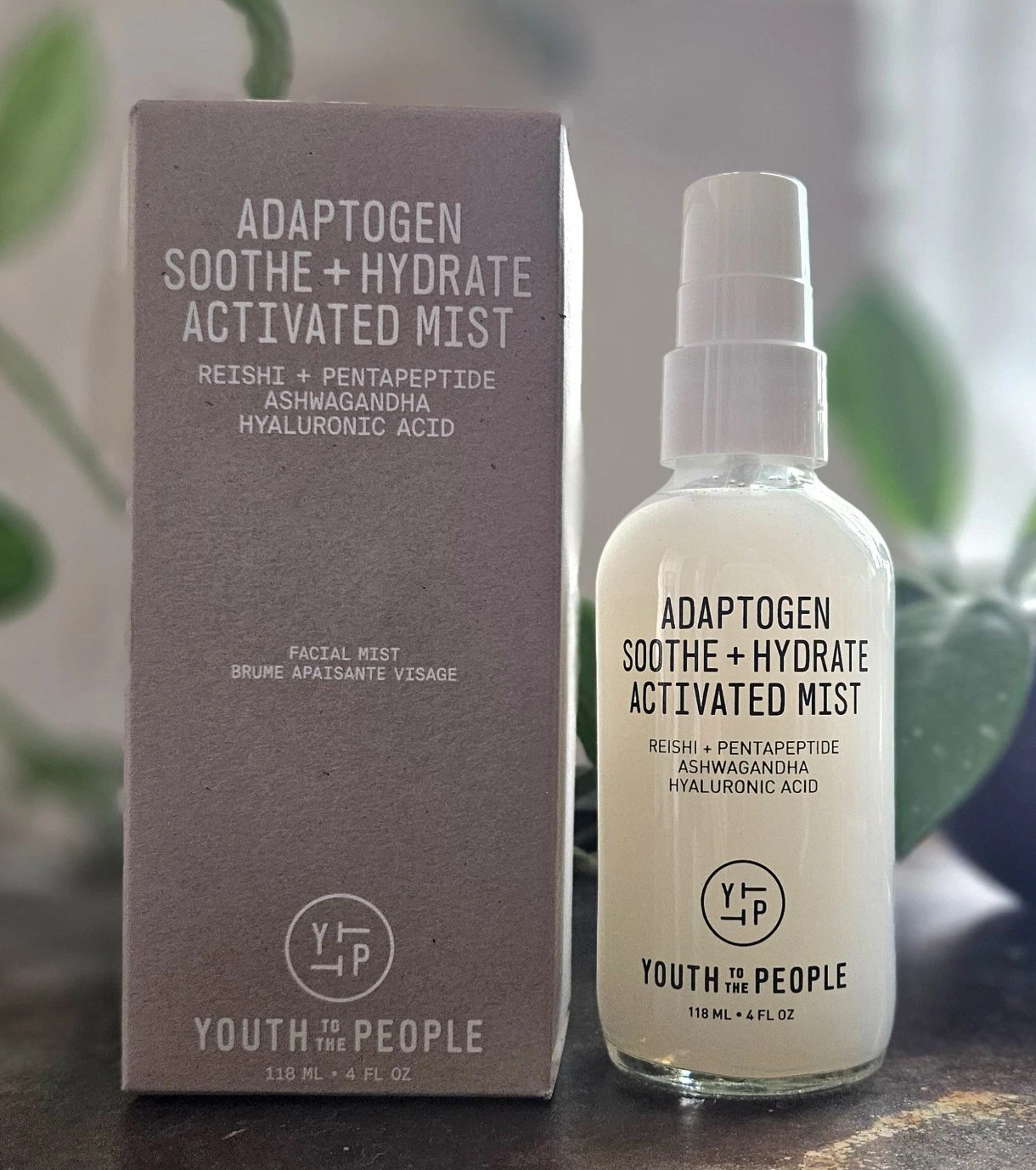 Youth To The People Adaptogen Soothe + Hydrate Activated Mist 4 oz DISCONTINUED