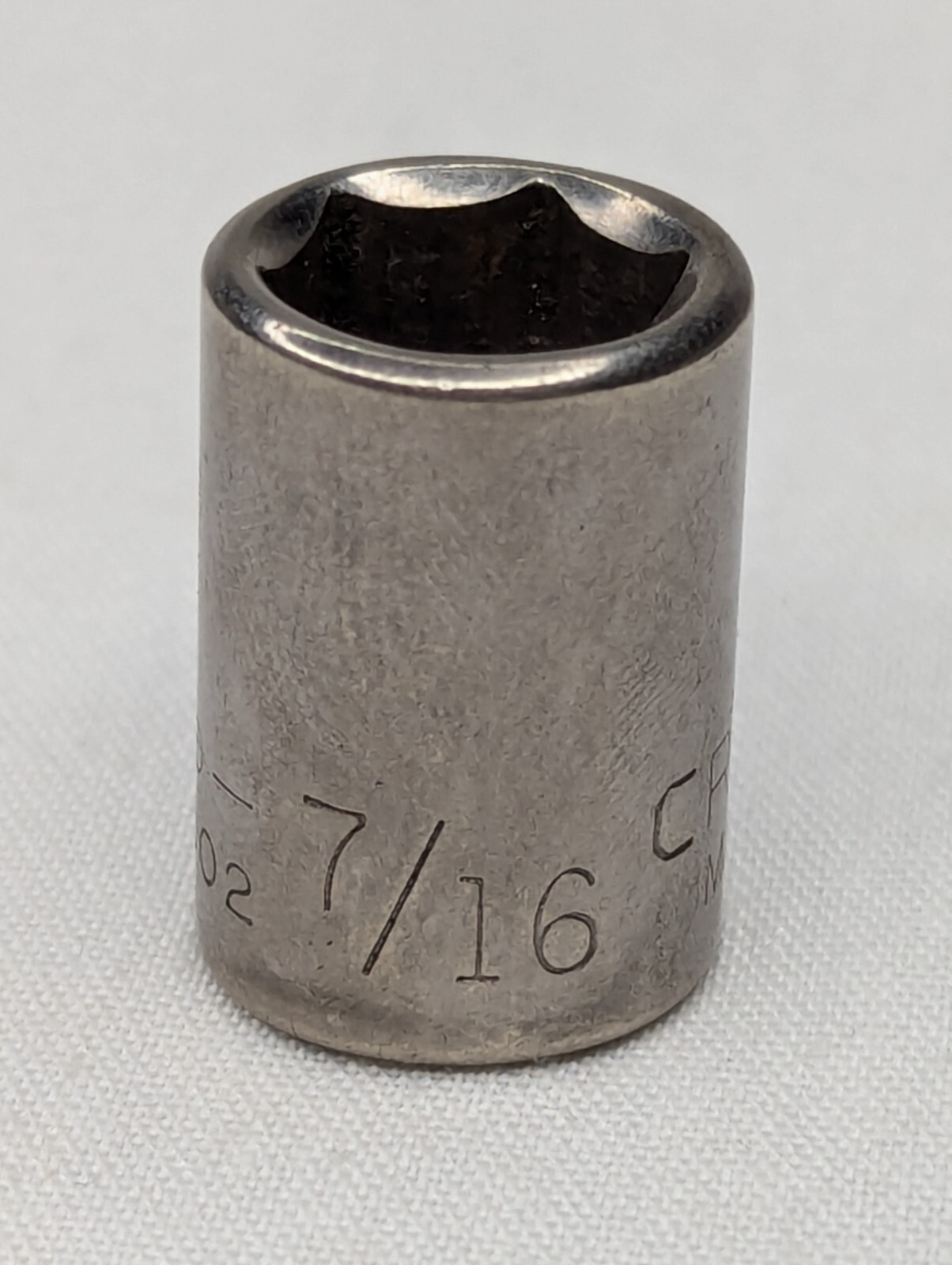 Craftsman 7/16" SAE 3/8" Drive 6 Point Inverted G Series 43002 Socket