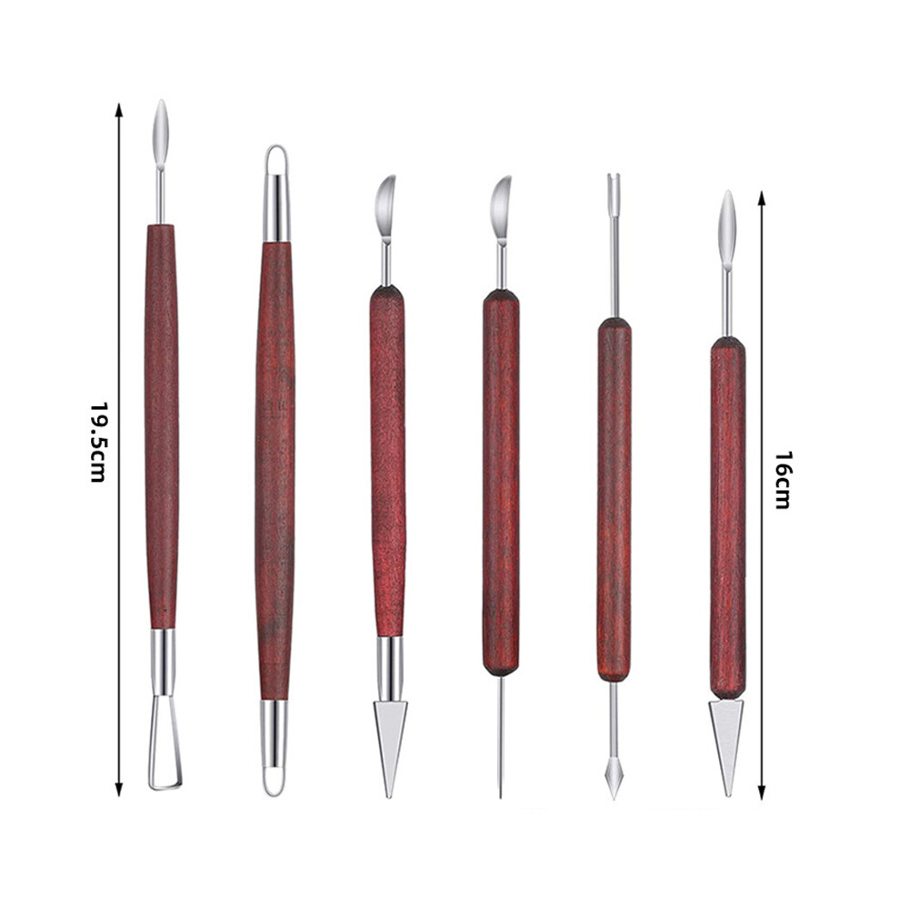 12pcs Clay Sculpting Tools Ceramic DIY Pottery Carving Tool for Beginners