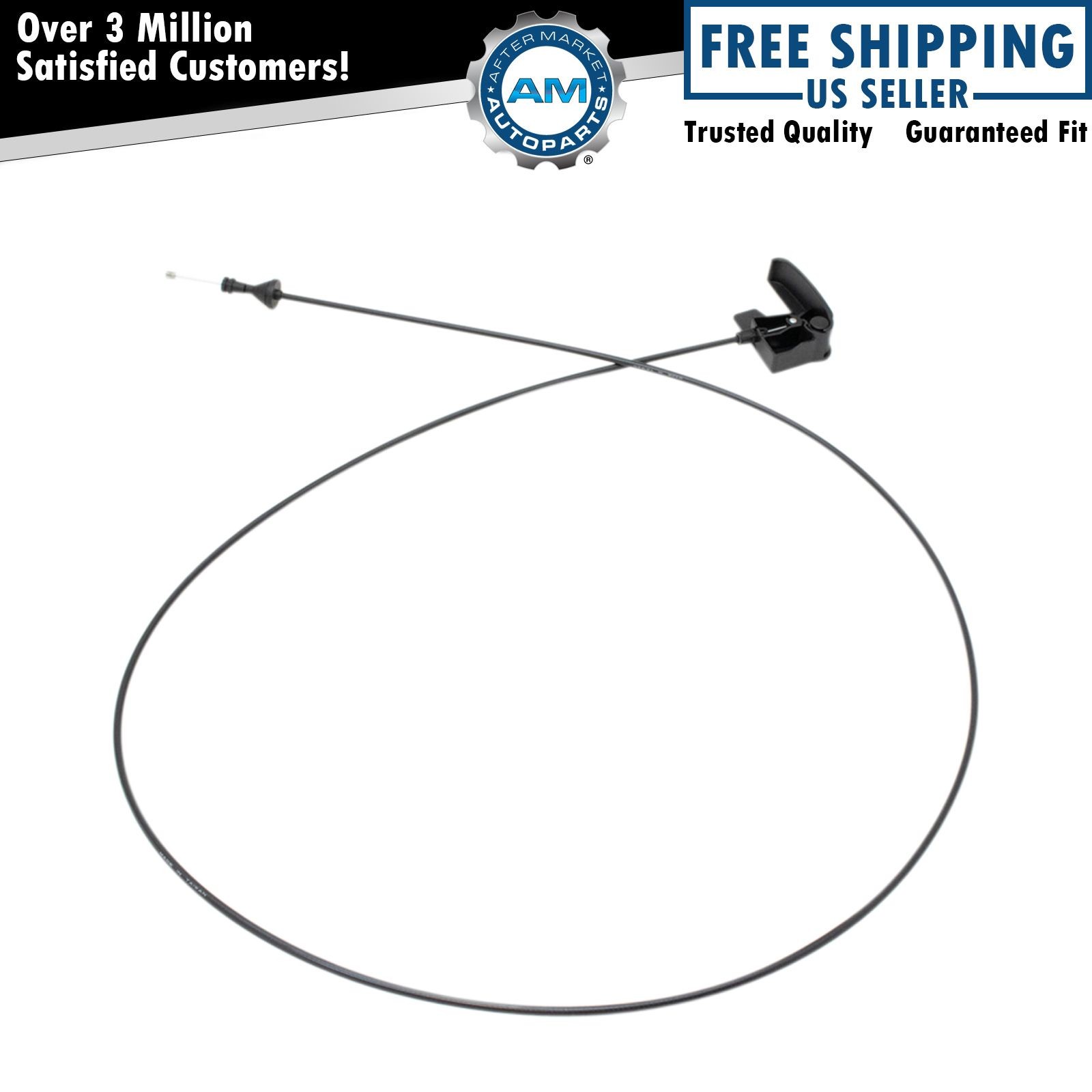 Hood Open Release Cable w/ Handle for Chevy Suburban GMC C/K Pickup Truck