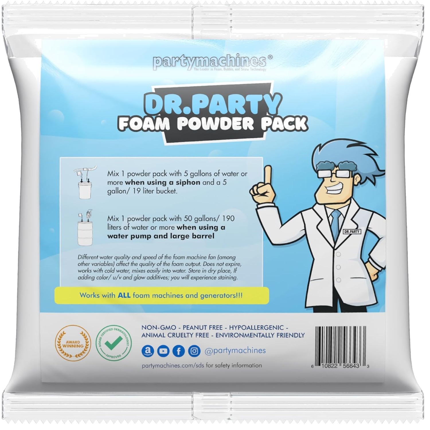 Ultimate Bubble Party Solution - Foam Powder Pack
