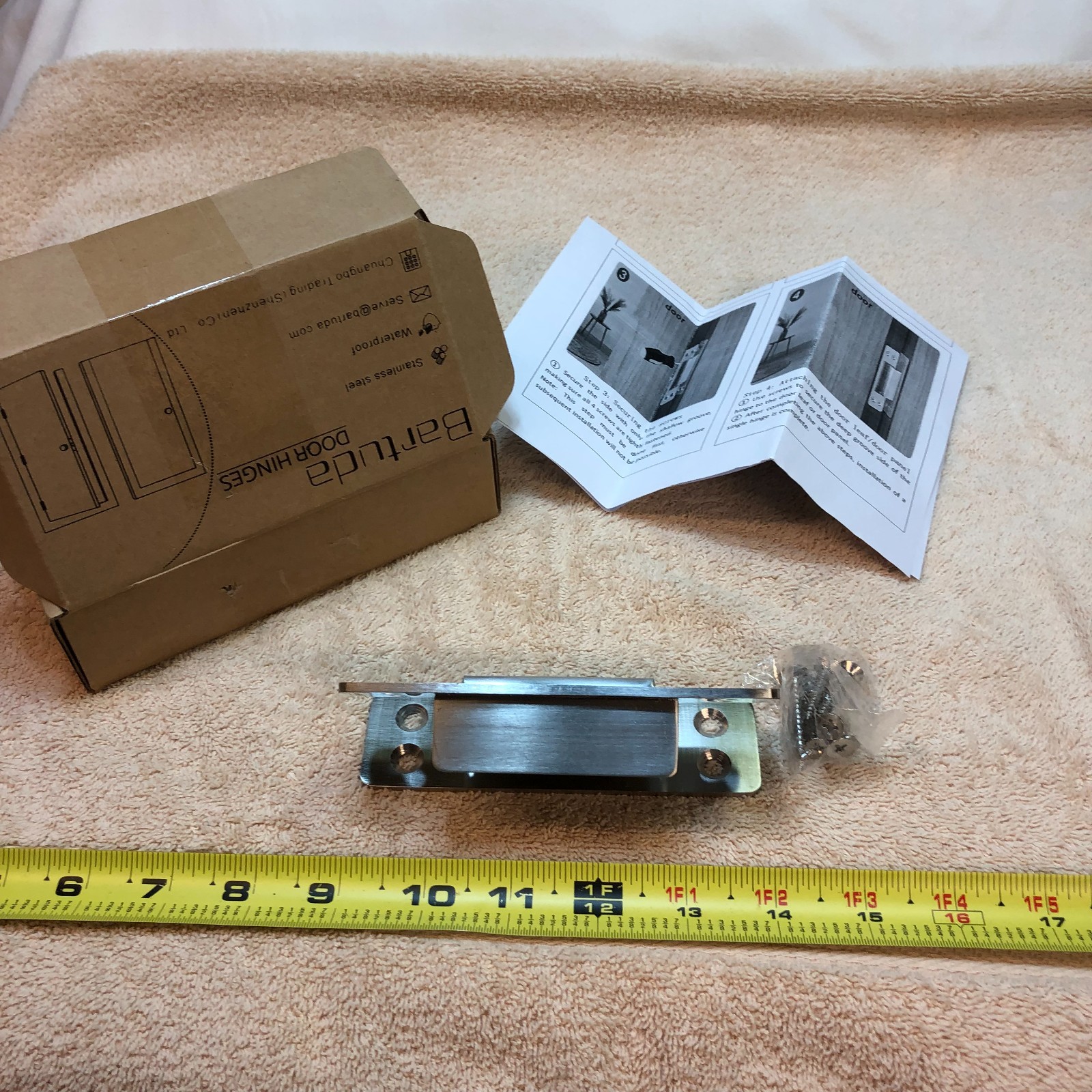 BARTUDA STAINLESS STEEL HEAVY DUTY INVISIBLE HINGE