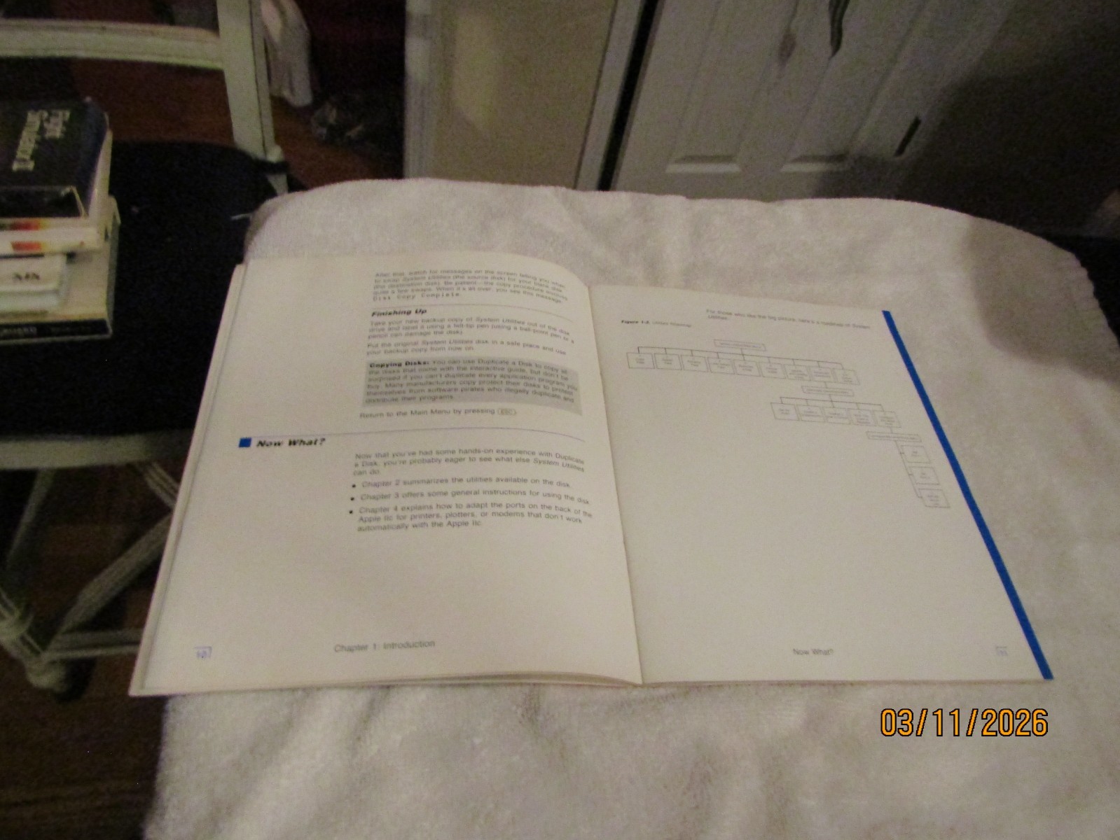 Vintage Apple 11C System Utilities Booklet Manual 1983
