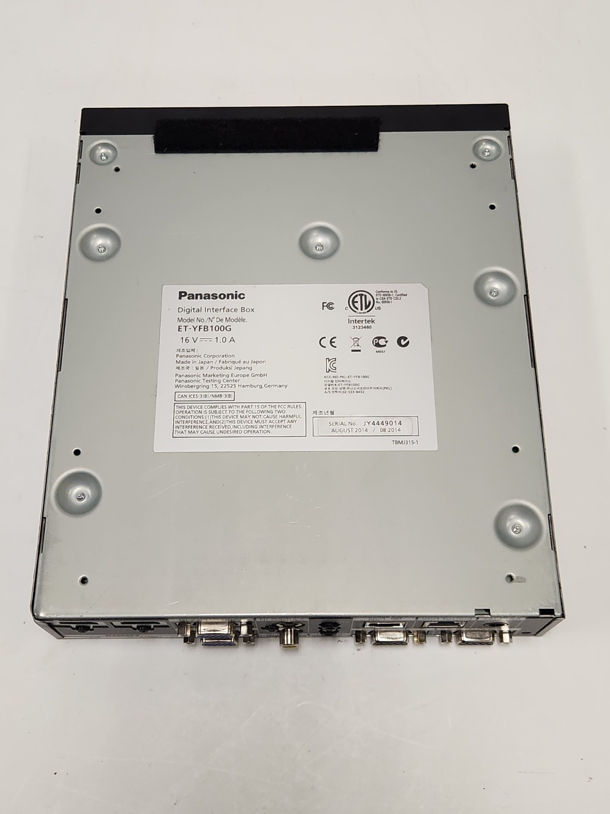 Panasonic ET-YFB100 Digital Interface Box *READ*