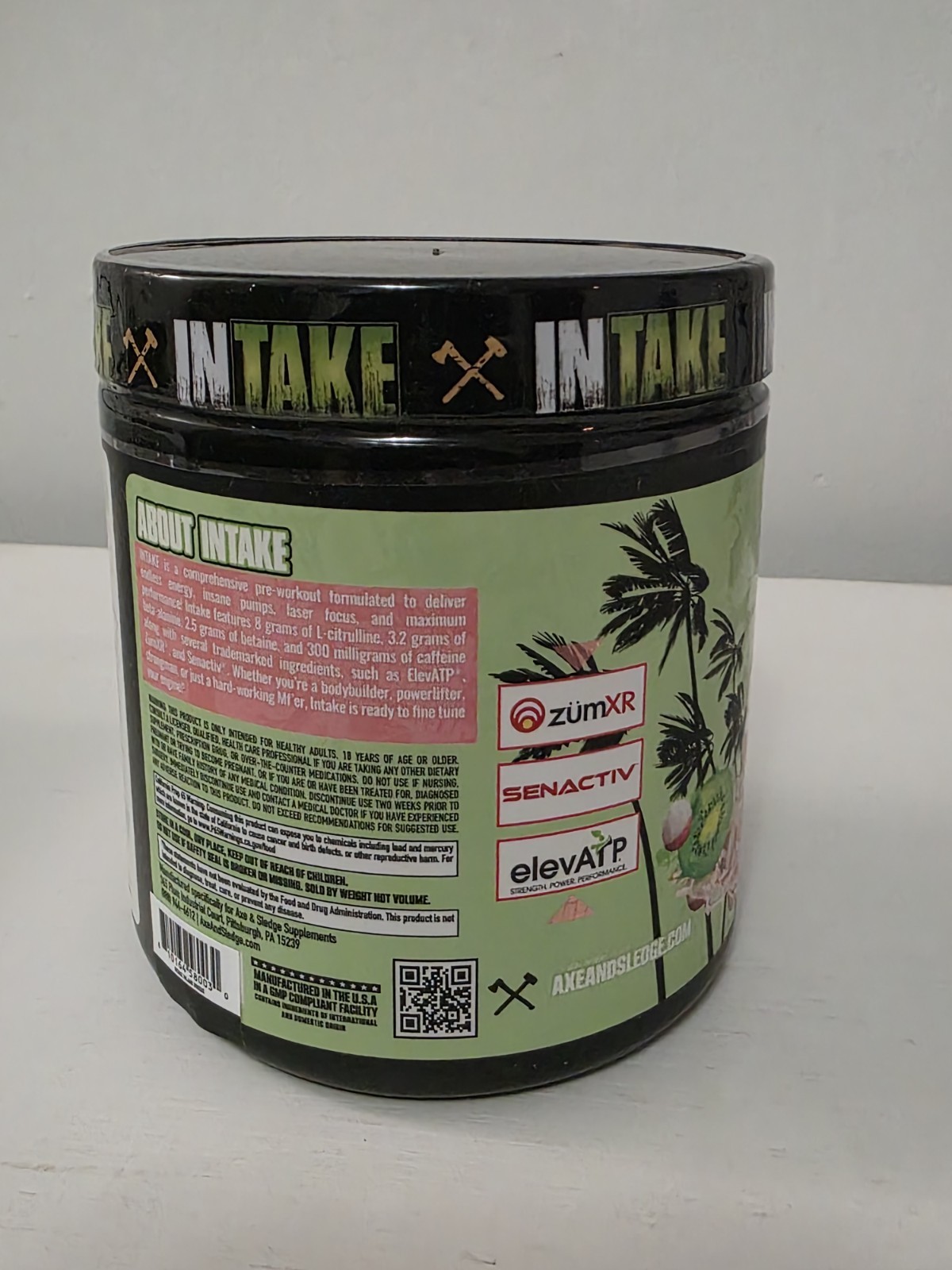 Axe & Sledge - INTAKE - ISLAND BREEZE ALL IN ONE PRE WORKOUT