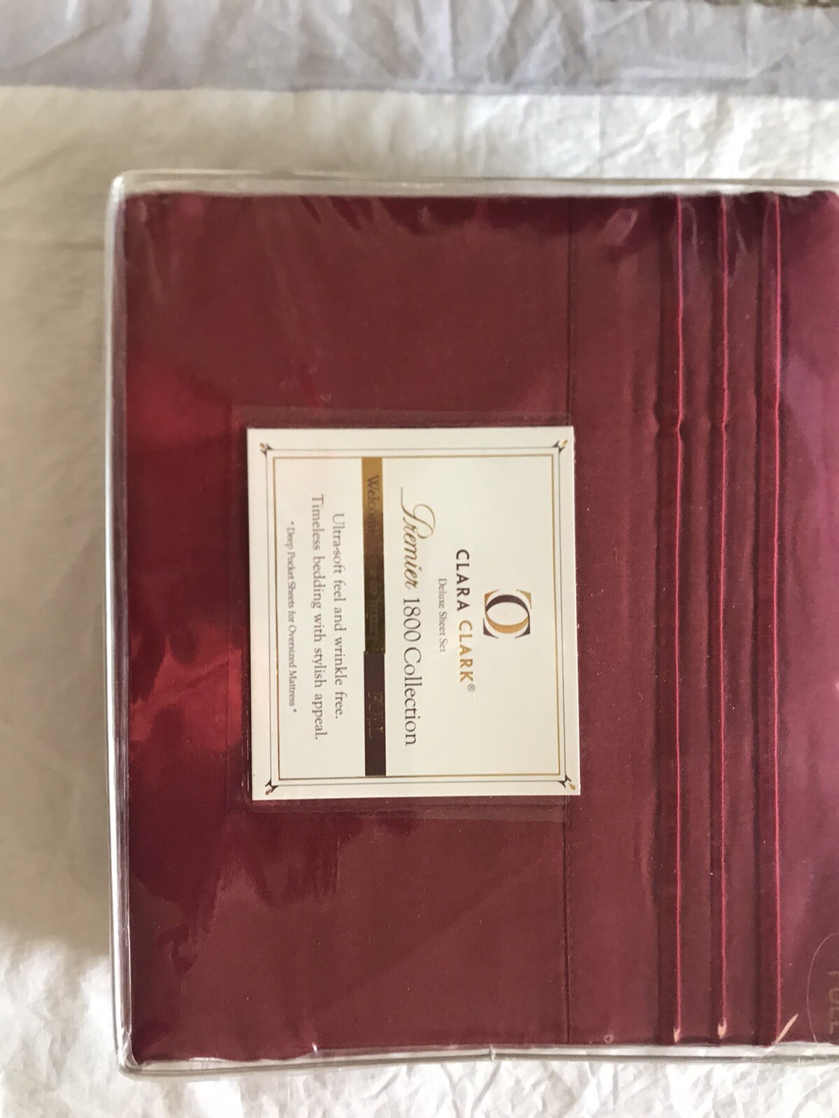 Clara Clark Sheets Chocolate Brown FULL Size Set- Complete Set