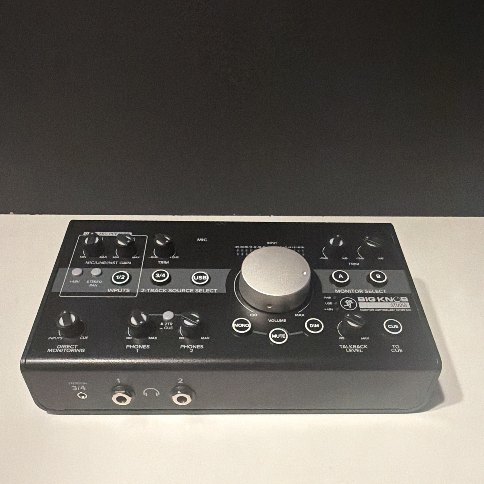 Mackie Big Knob Studio 3x2 Monitor Controller | Tested | EX Cond. | READ*