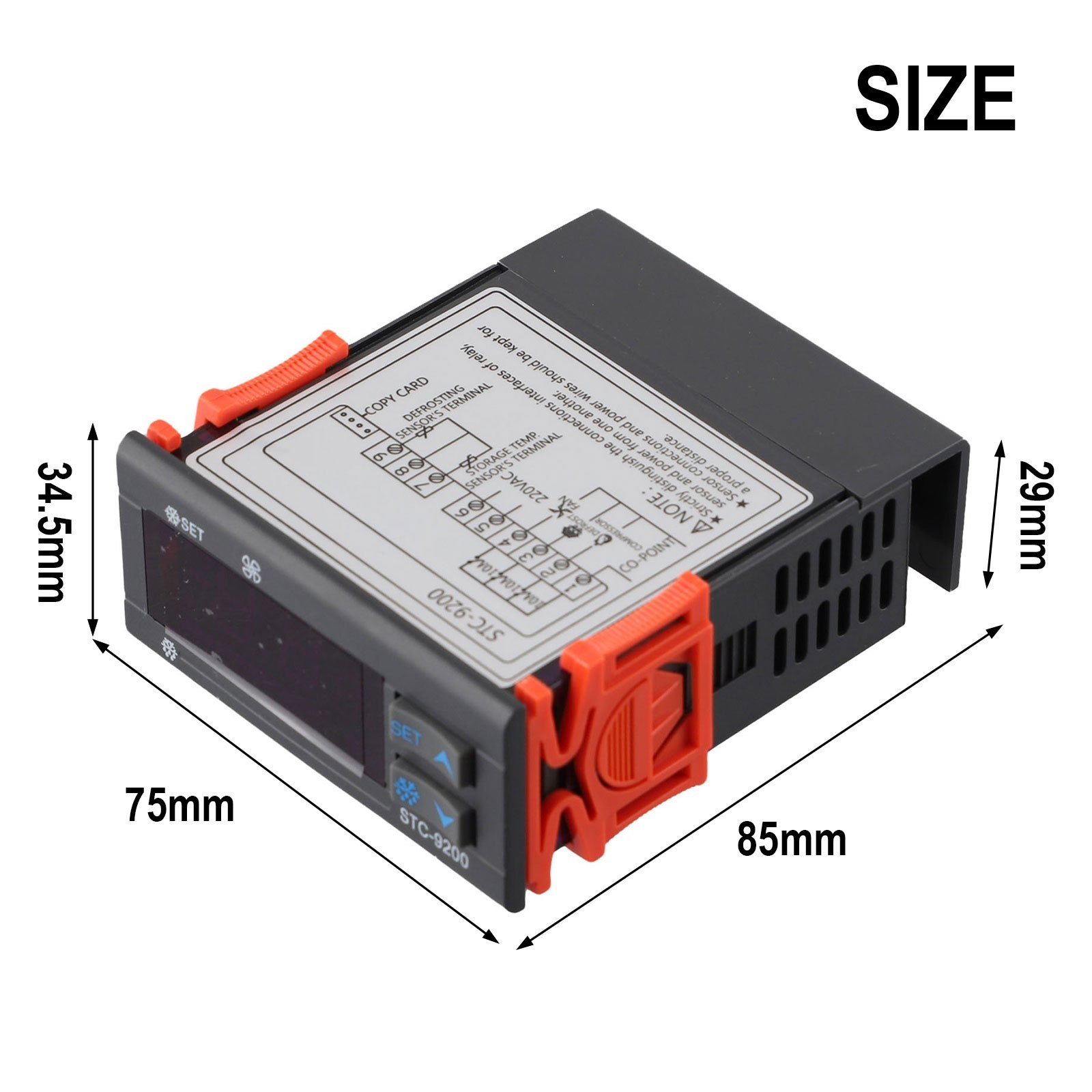 Efficient Cooling Control STC9200 Refrigeration Defrost Fan Controller 220V