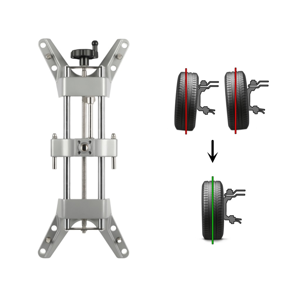 Wheel Alignment Rack Tool 3D DSP Wheel Clamp with Adapter for Magnetic Gauges