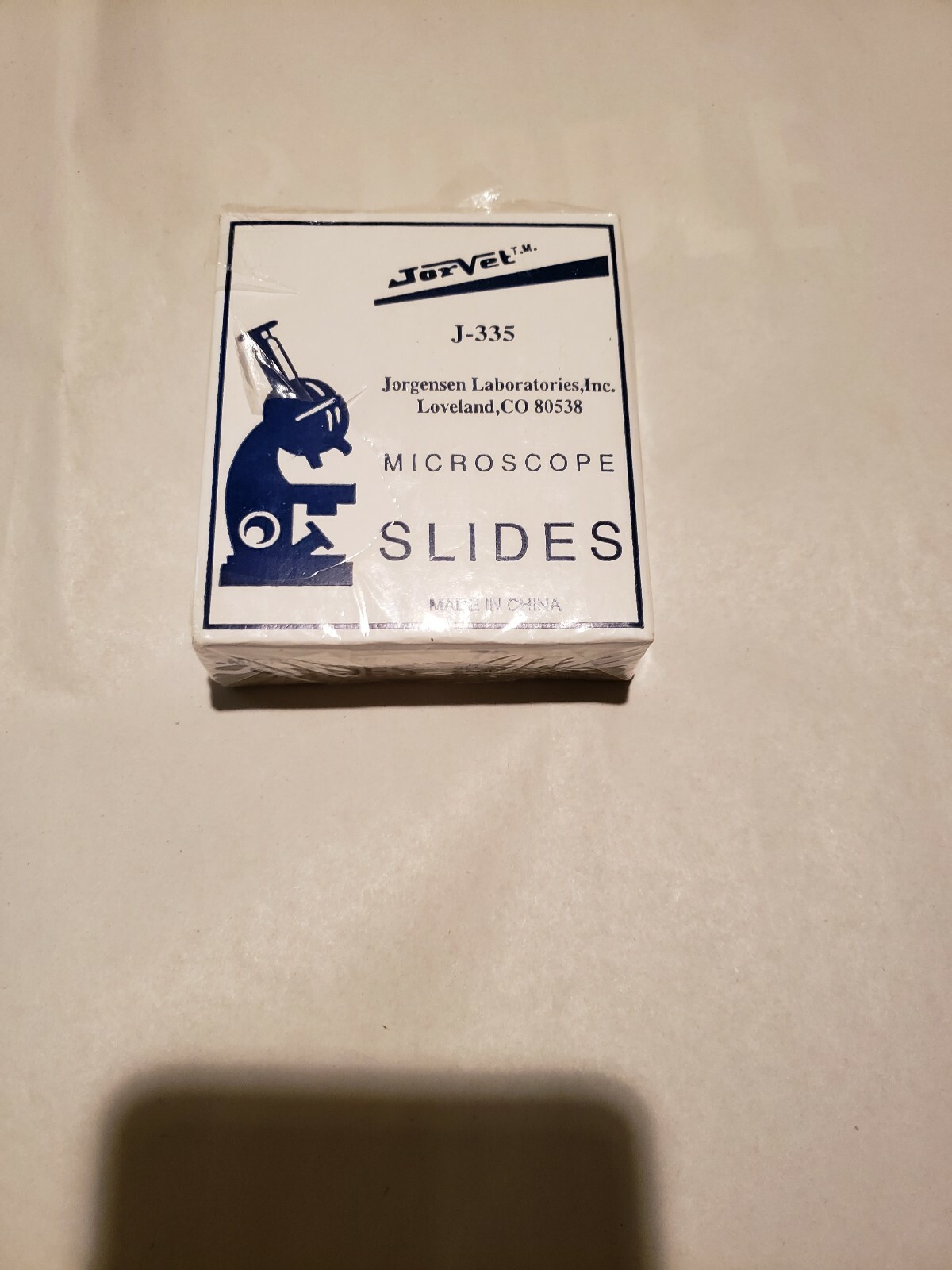 JORVET GLASS MICROSCOPE SLIDES 72ct J0335