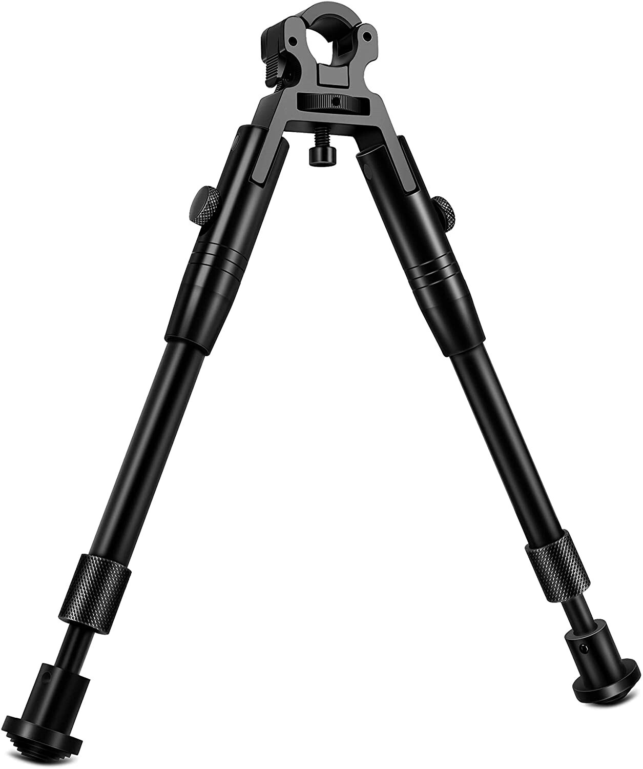 Clamp-on 8"-10" Spring Return Rest Barrel-Mount Folding Rifle Bipod for Shooting