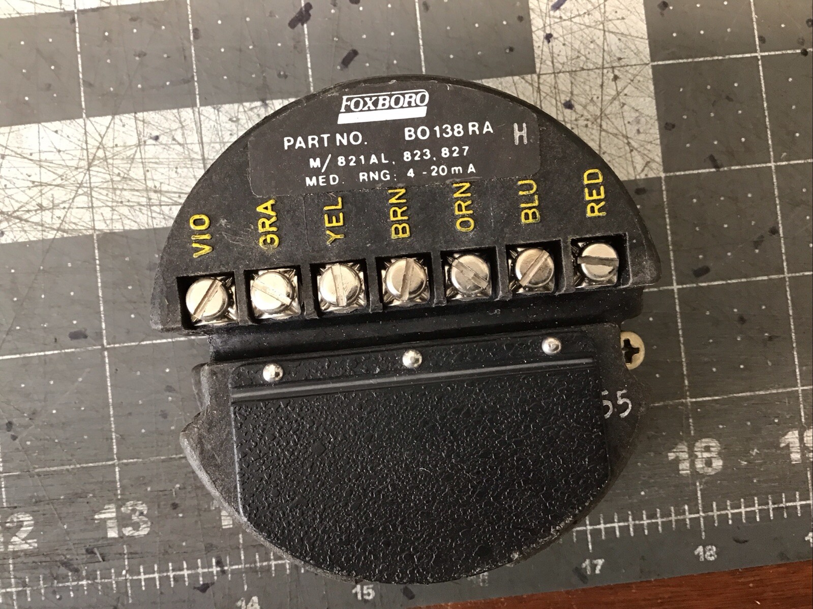 FOXBORO BO138RA  Amplifier Analog Output Used (LE05M)