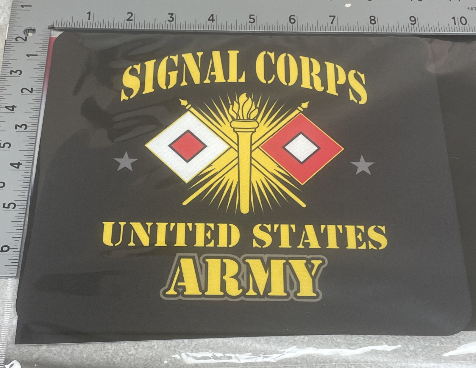 US Army Signal Corps Mouse Pad - Brand New - Licensed Free Shipping