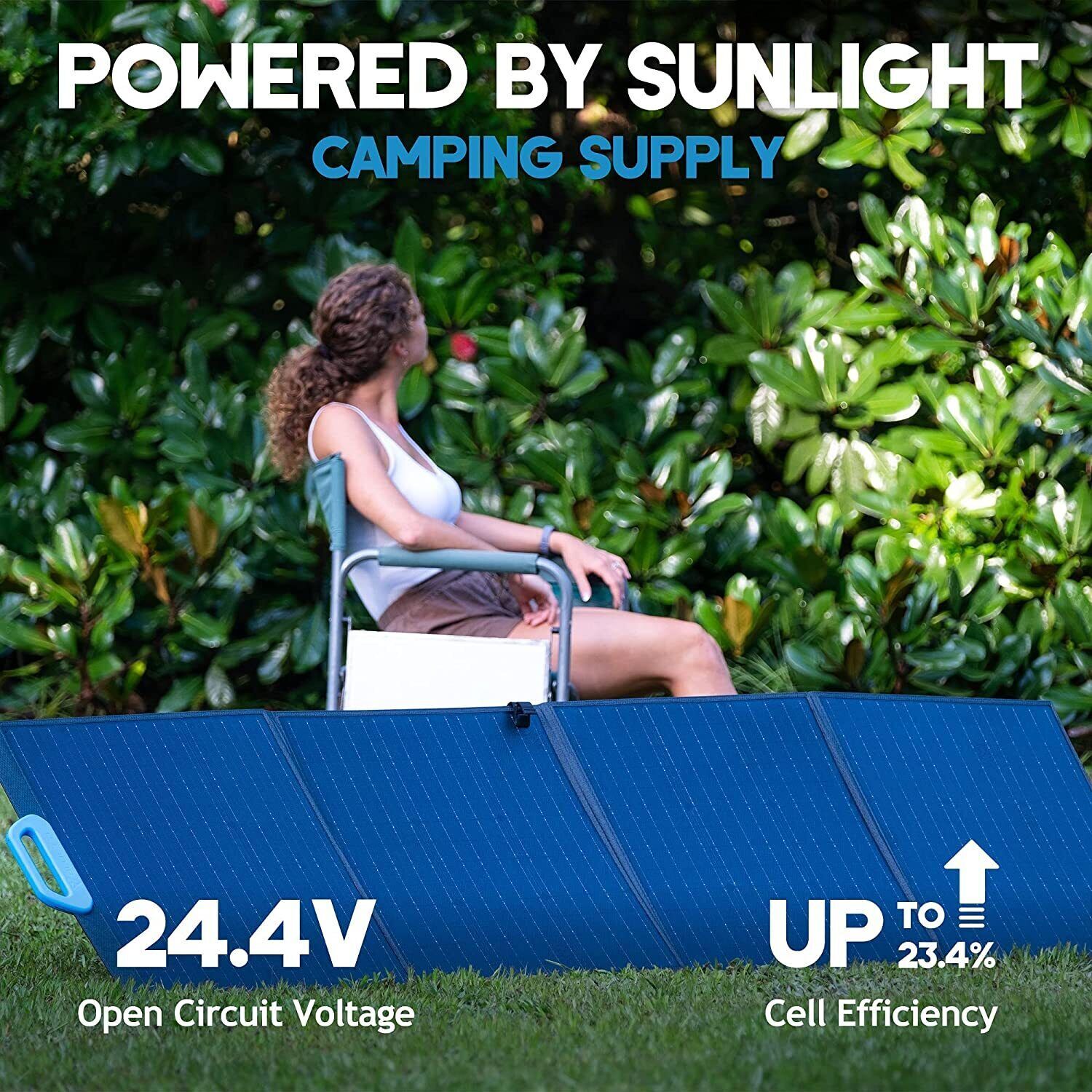 BLUETTI 100W Solar Panel Foldable & Portable ETFE Coating for Power Stations