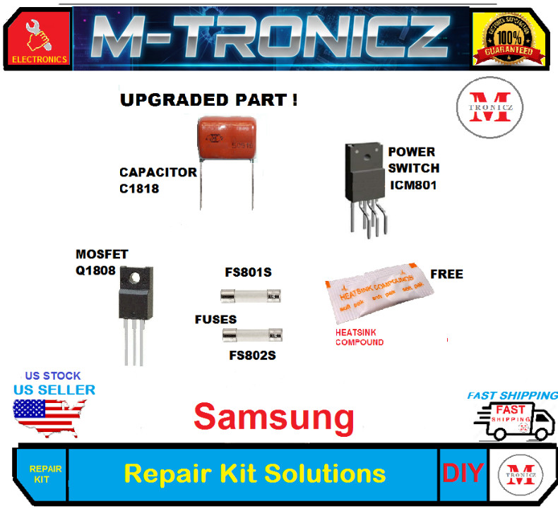 SAMSUNG  46"  LN46C600 POWER SUPPLY BN44-00341B    I46F1_AHS  REPAIR  KIT