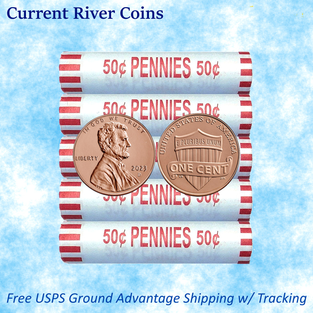 2023-D Lincoln Shield Penny New Uncirculated OBW (5) ROLLS